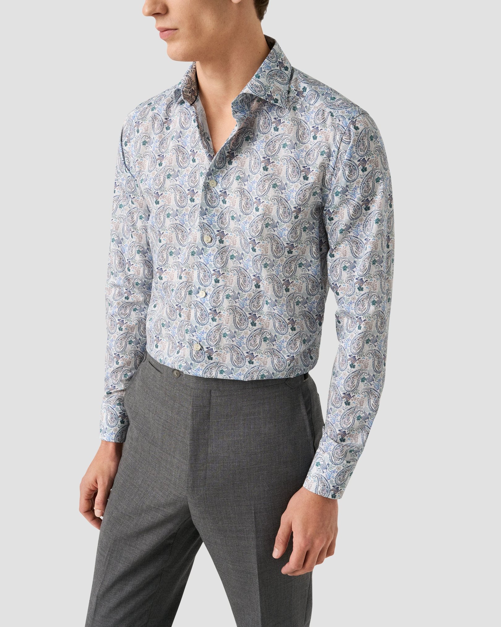 Eton - Motif Cotton & TENCEL™ Lyocell Shirt