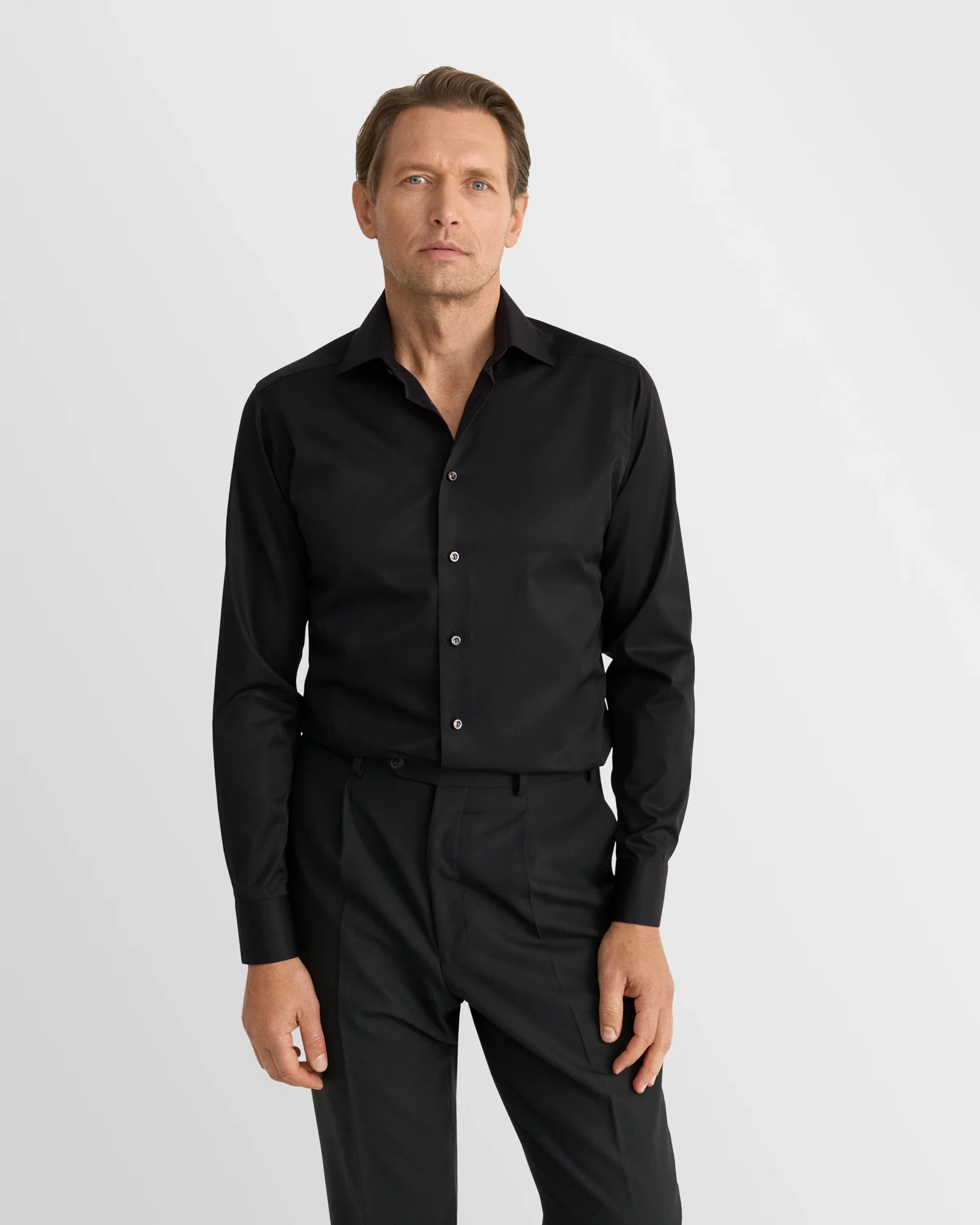 Eton - Solid Elevated Twill Shirt