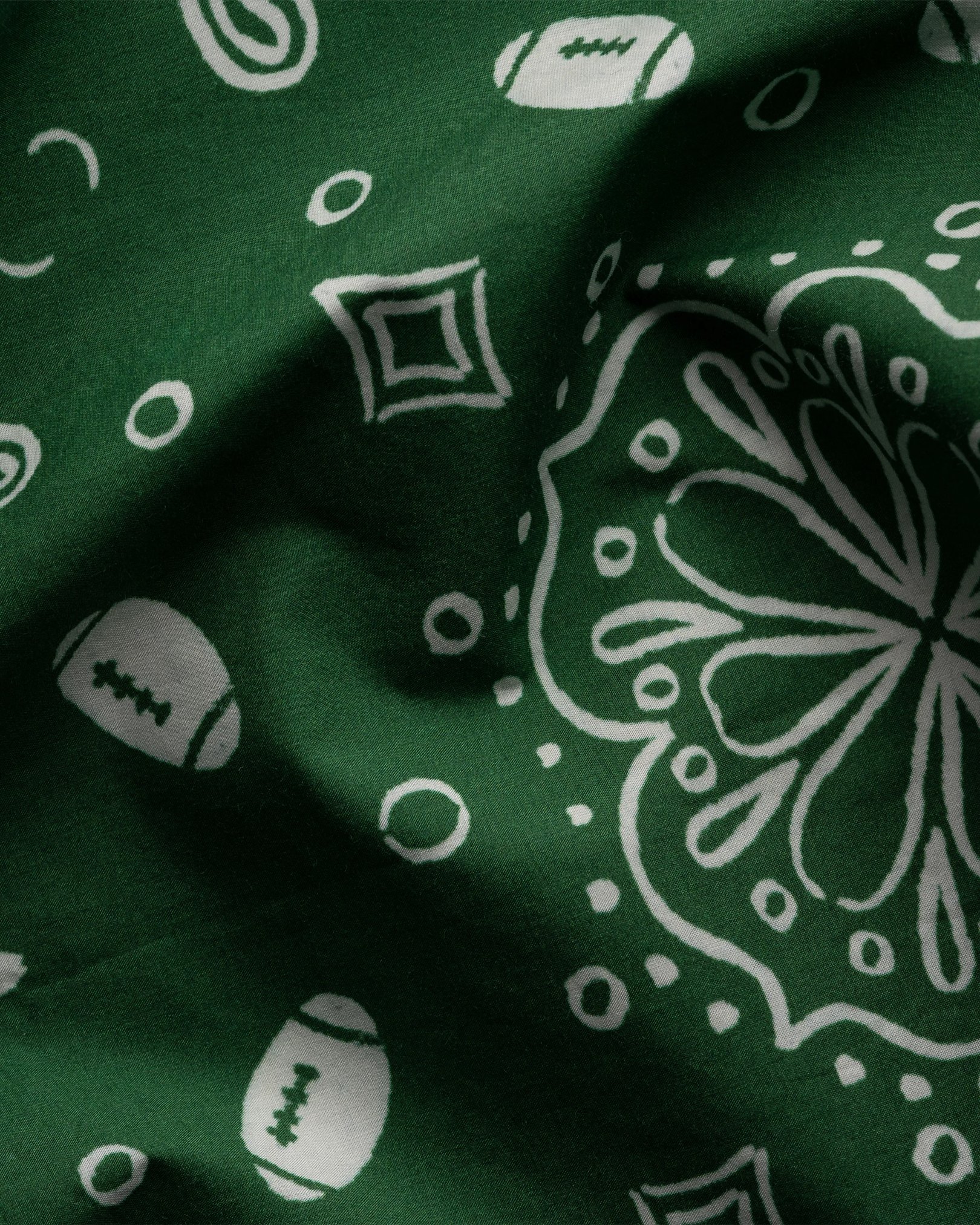 Eton - dark green bandana