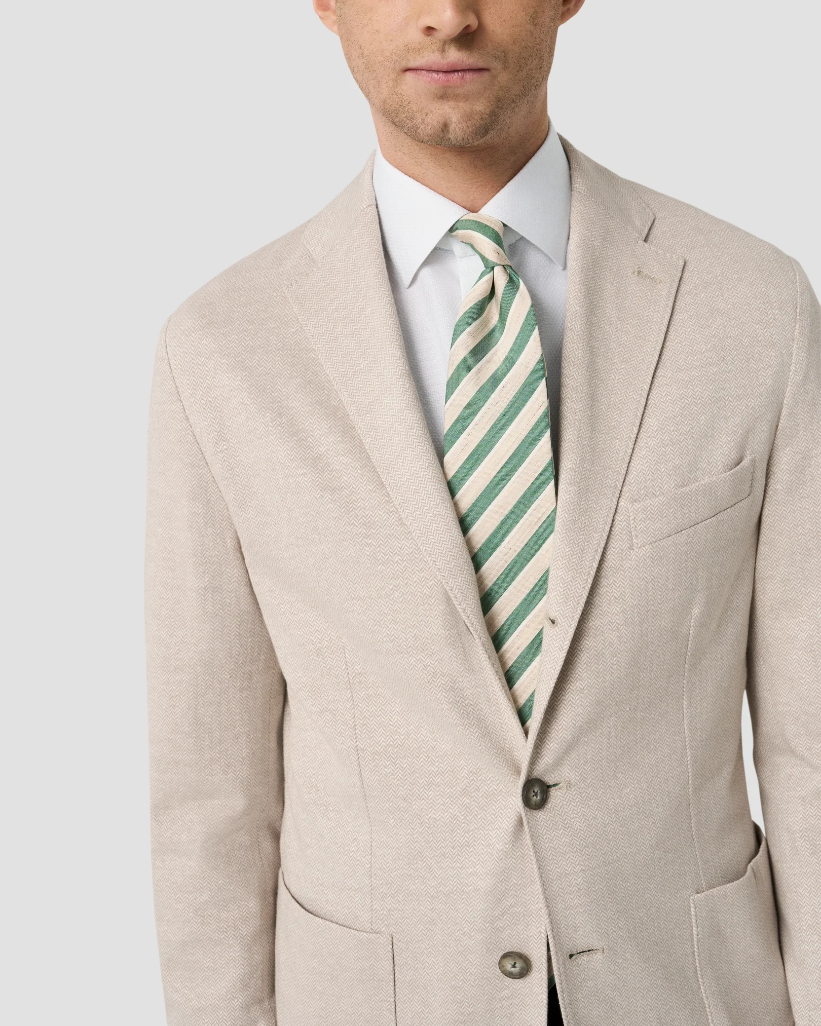 Eton - semi solid cotton tencel tm lyocell shirt 261