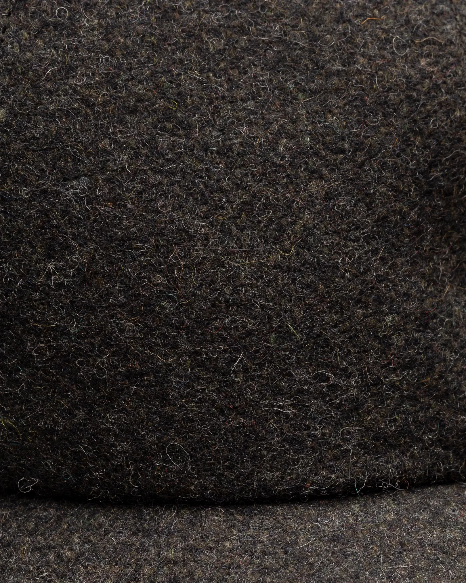 Eton - black wool baseball cap