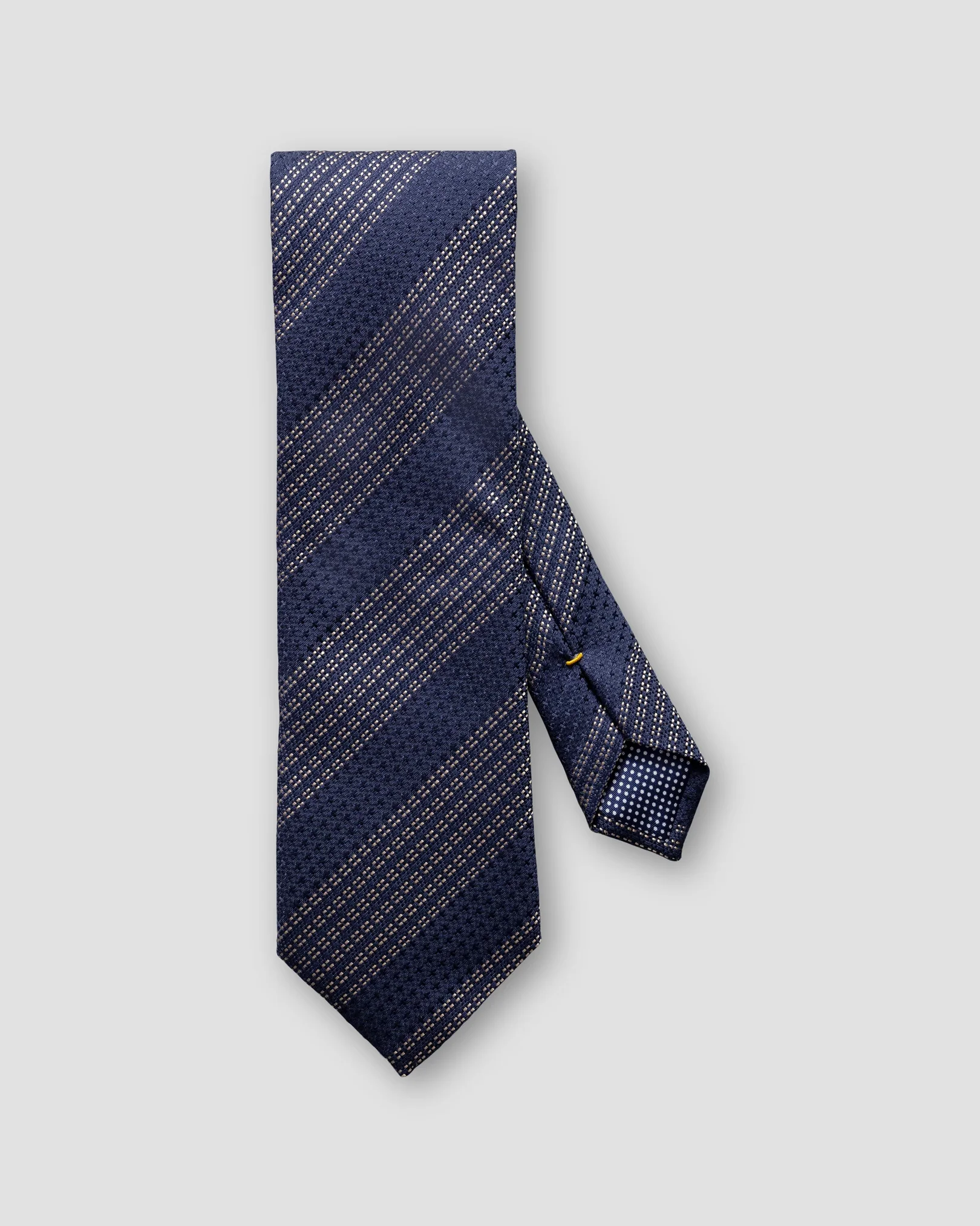 Eton - dark blue silk blend tie