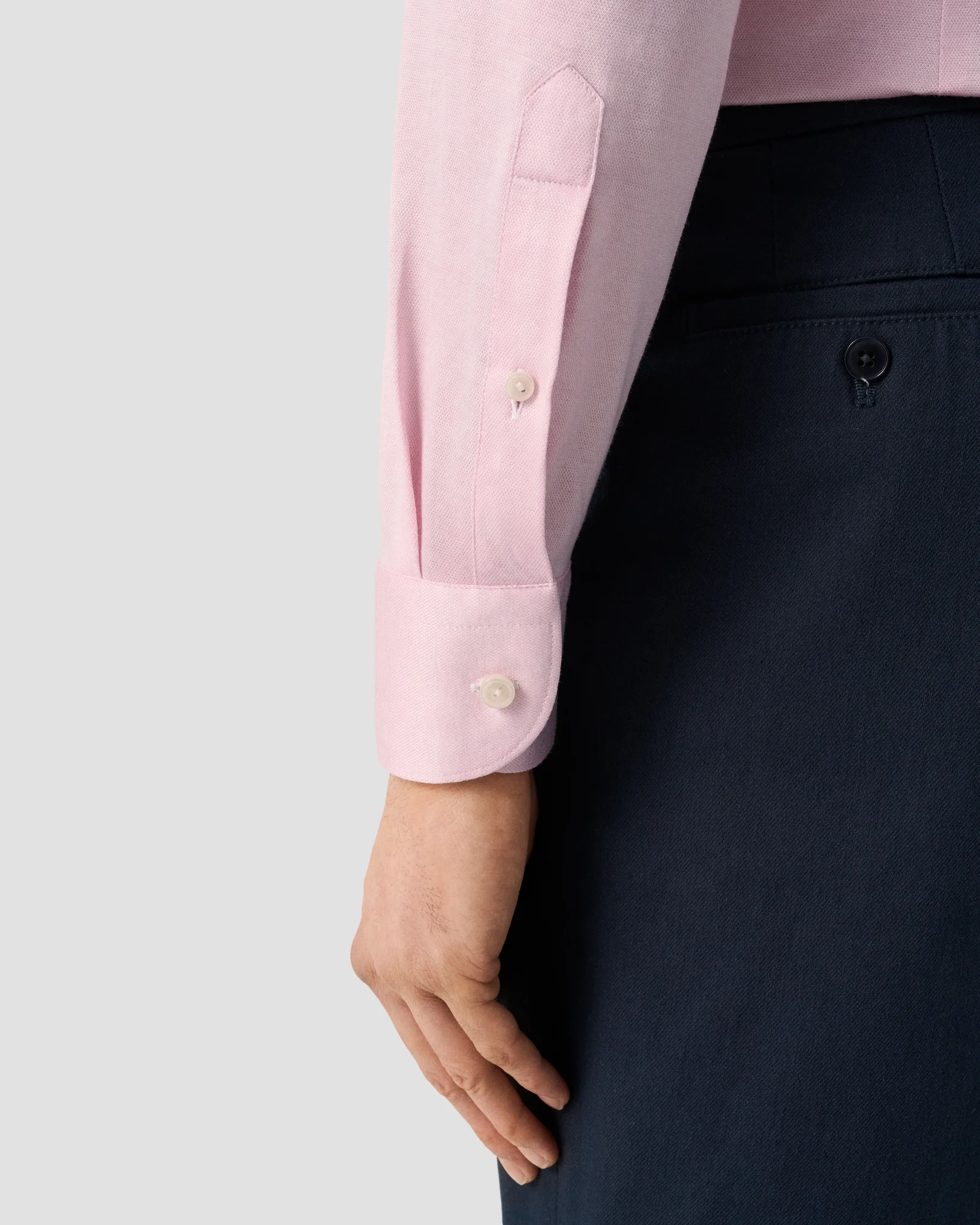 Eton - pink filo di scozia knit shirt 261