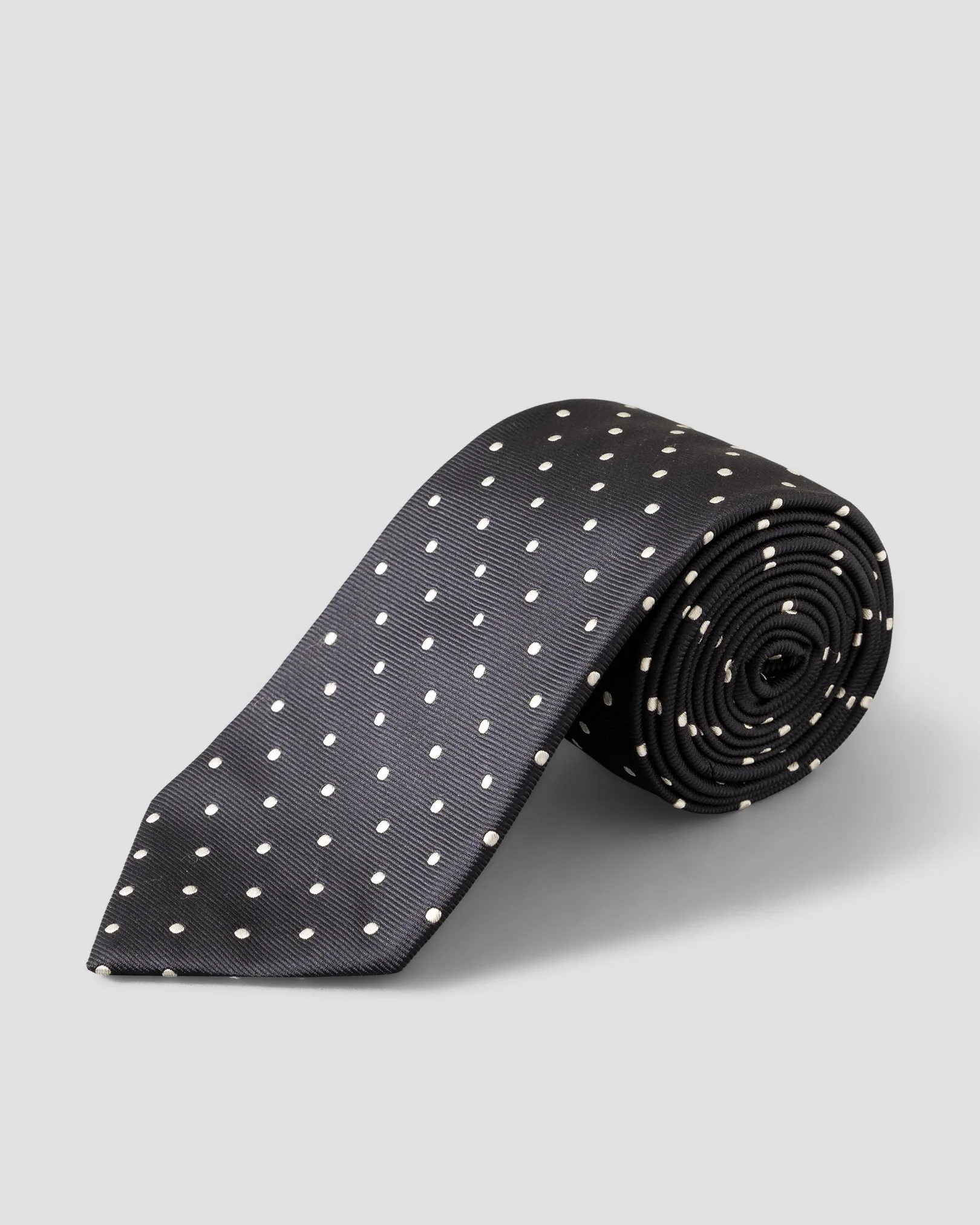 Eton - polka dot woven silk tie