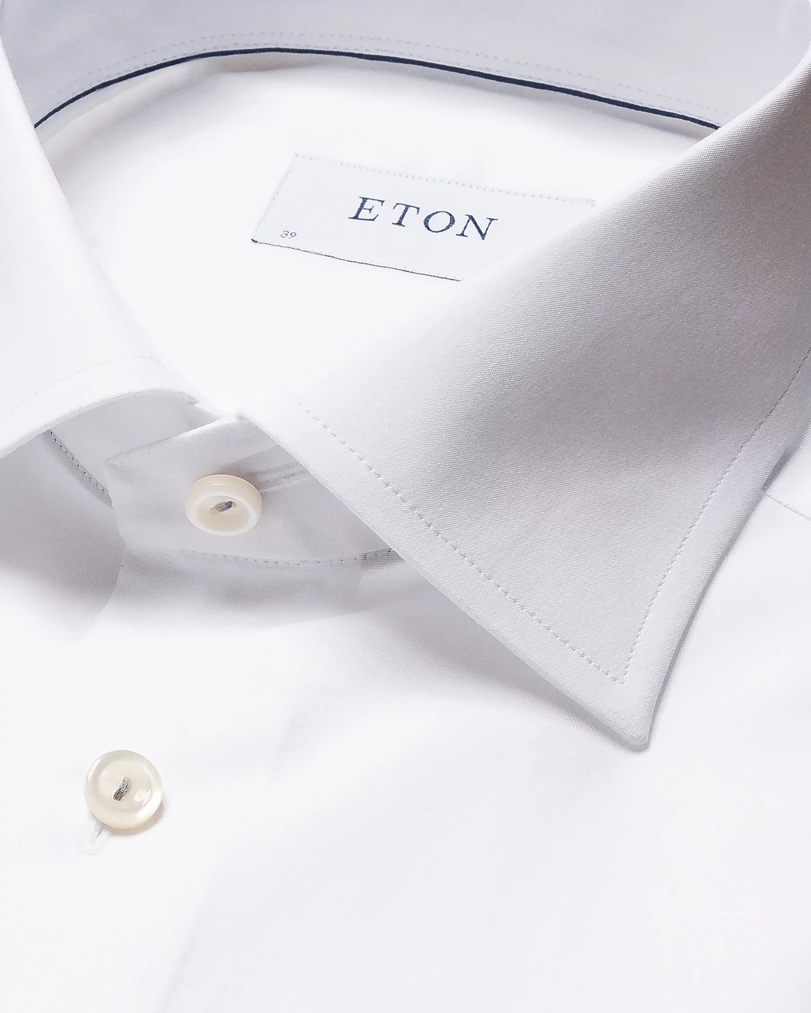 Eton - white plain weave