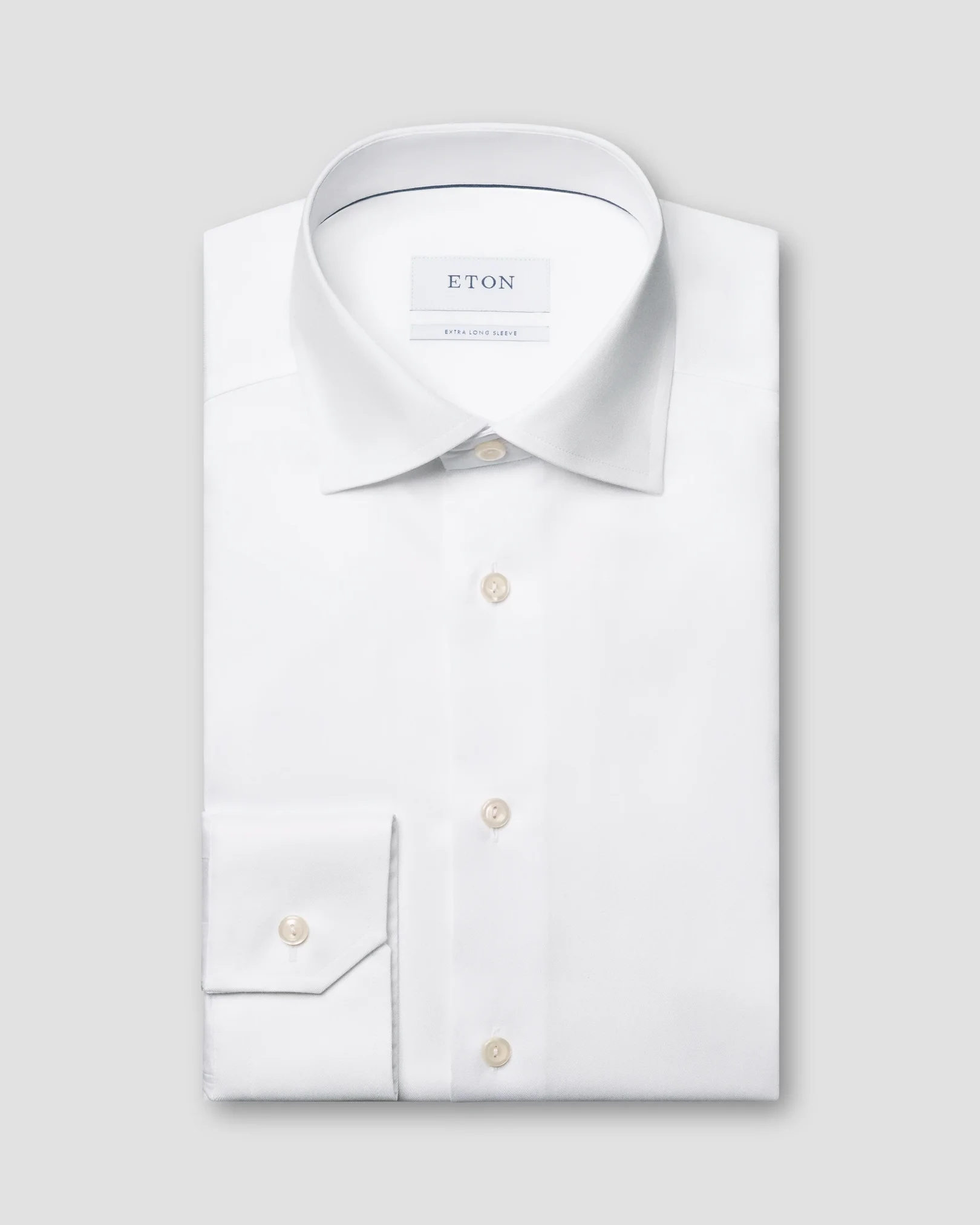 Eton - Chemise blanche en twill signature – XLS