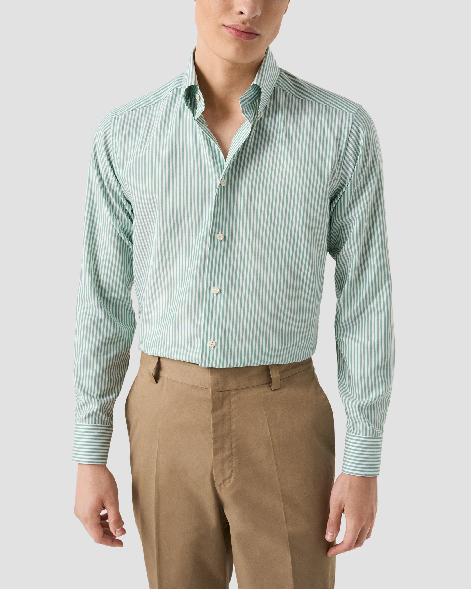 Eton - Striped Signature Oxford Shirt