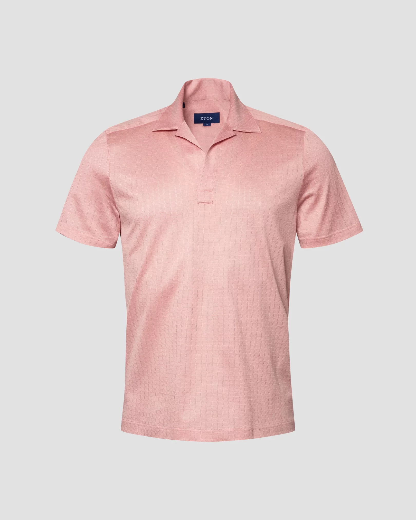 Eton - pink jacquard short sleeve