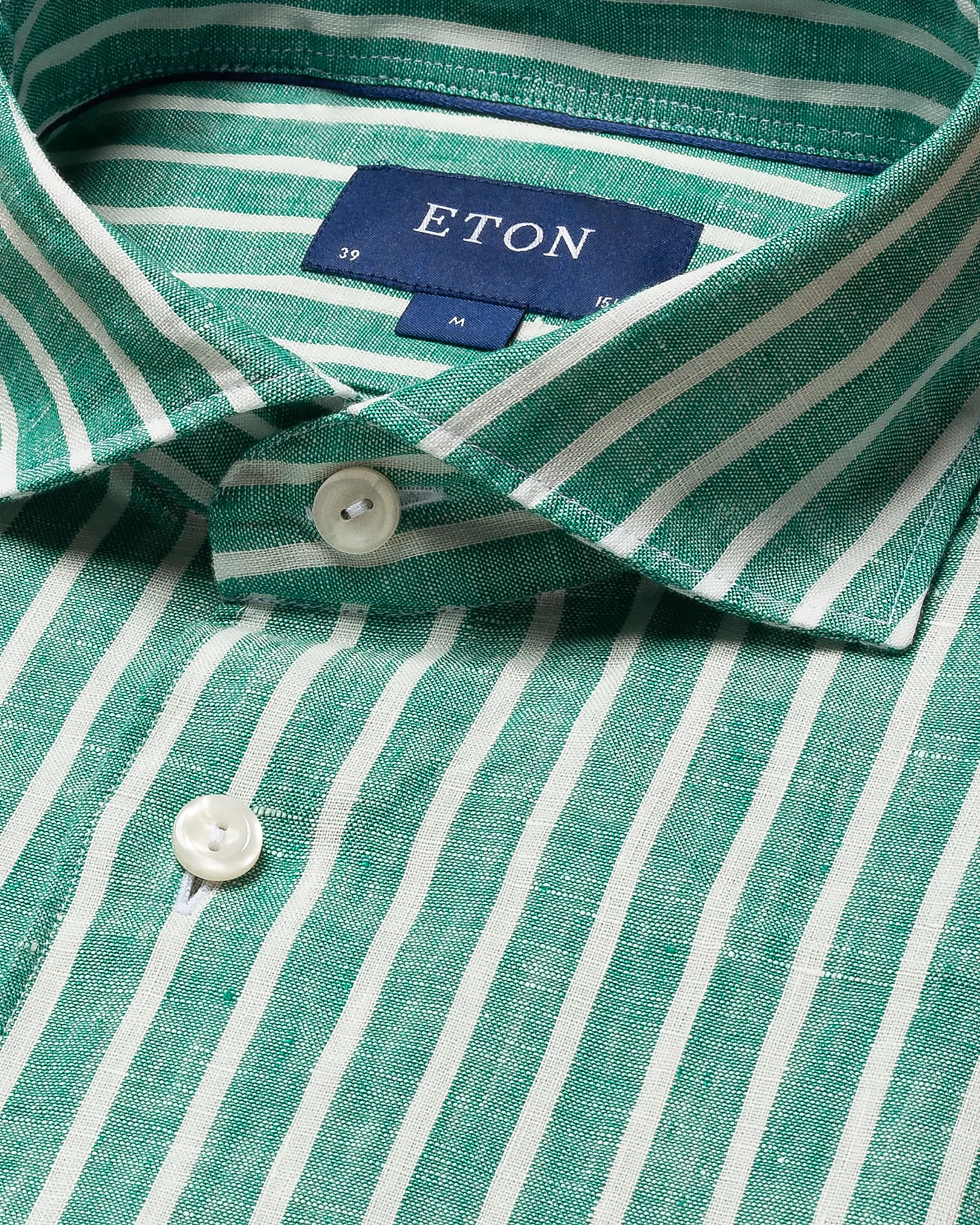 Eton - mid green linen