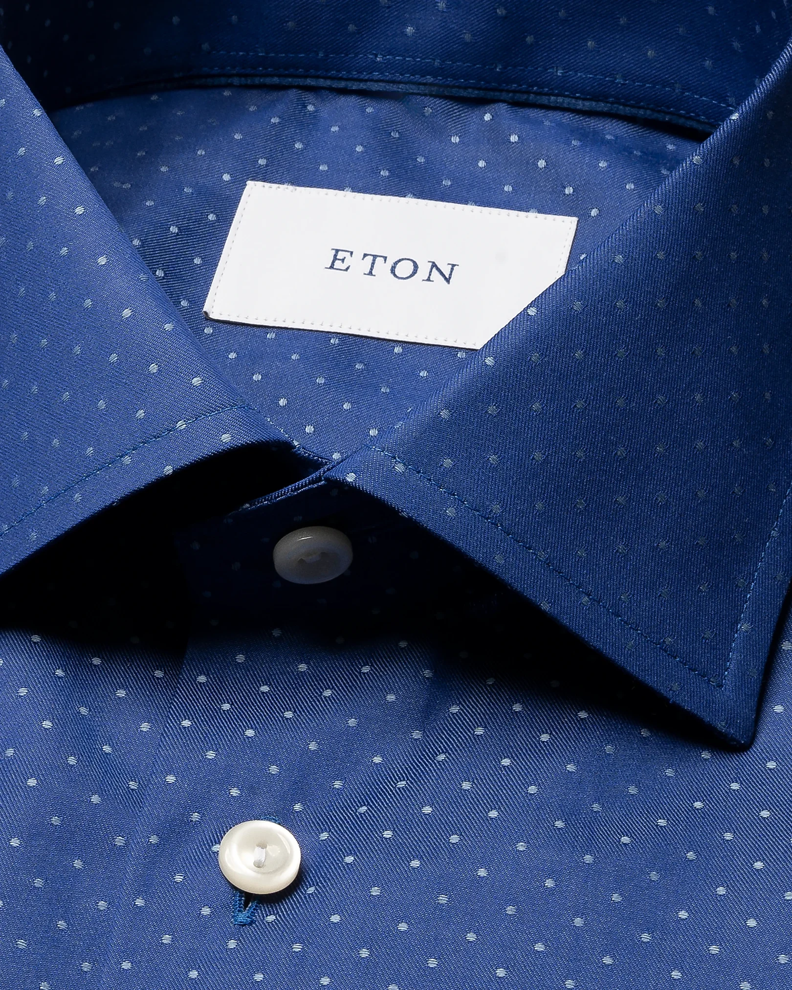 Eton - woven pin dot shirt