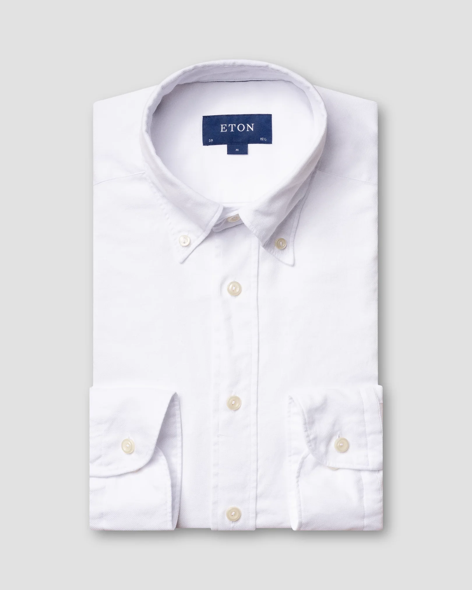 Weißes Royal-Oxford-Hemd