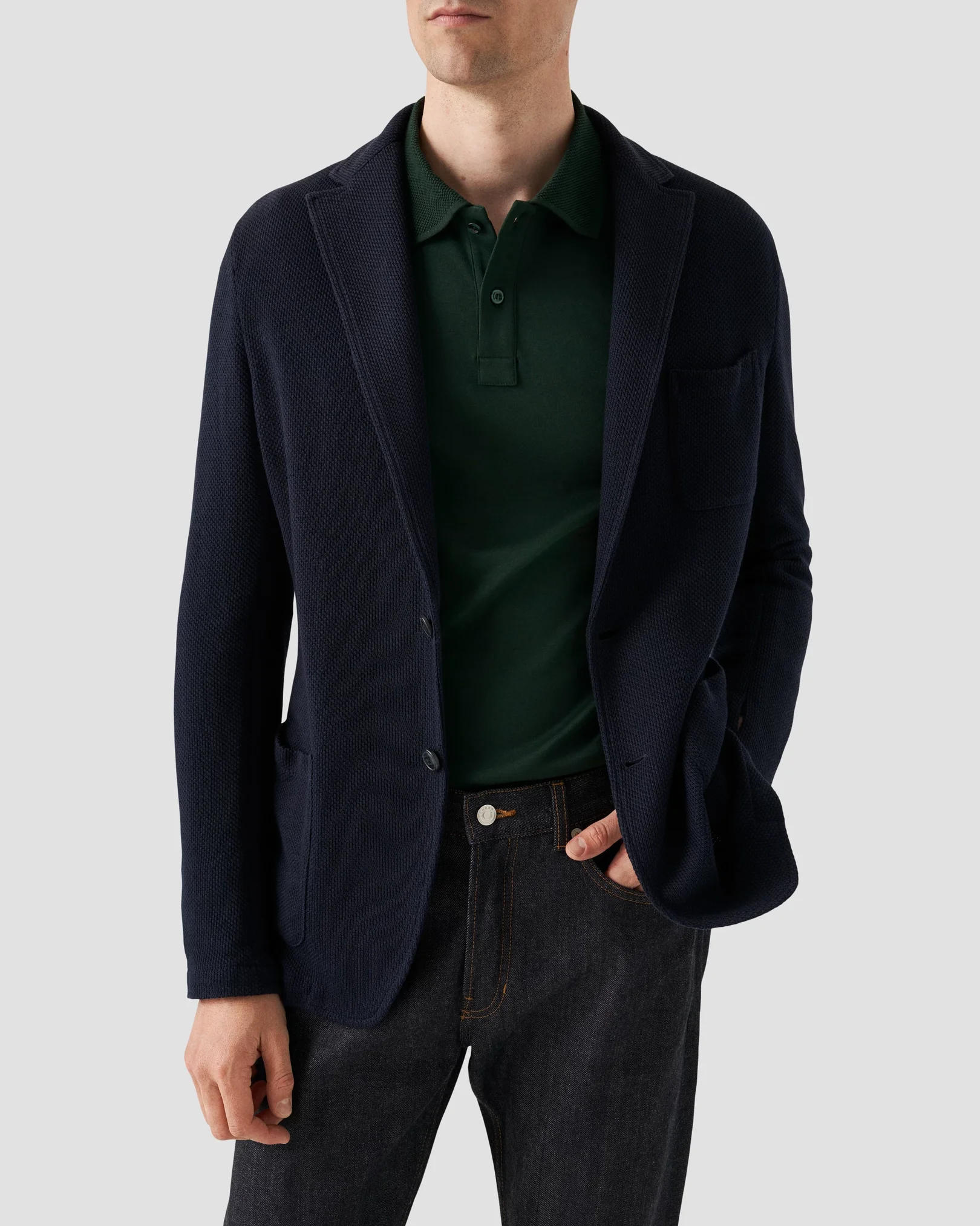 Eton - dark green interlock