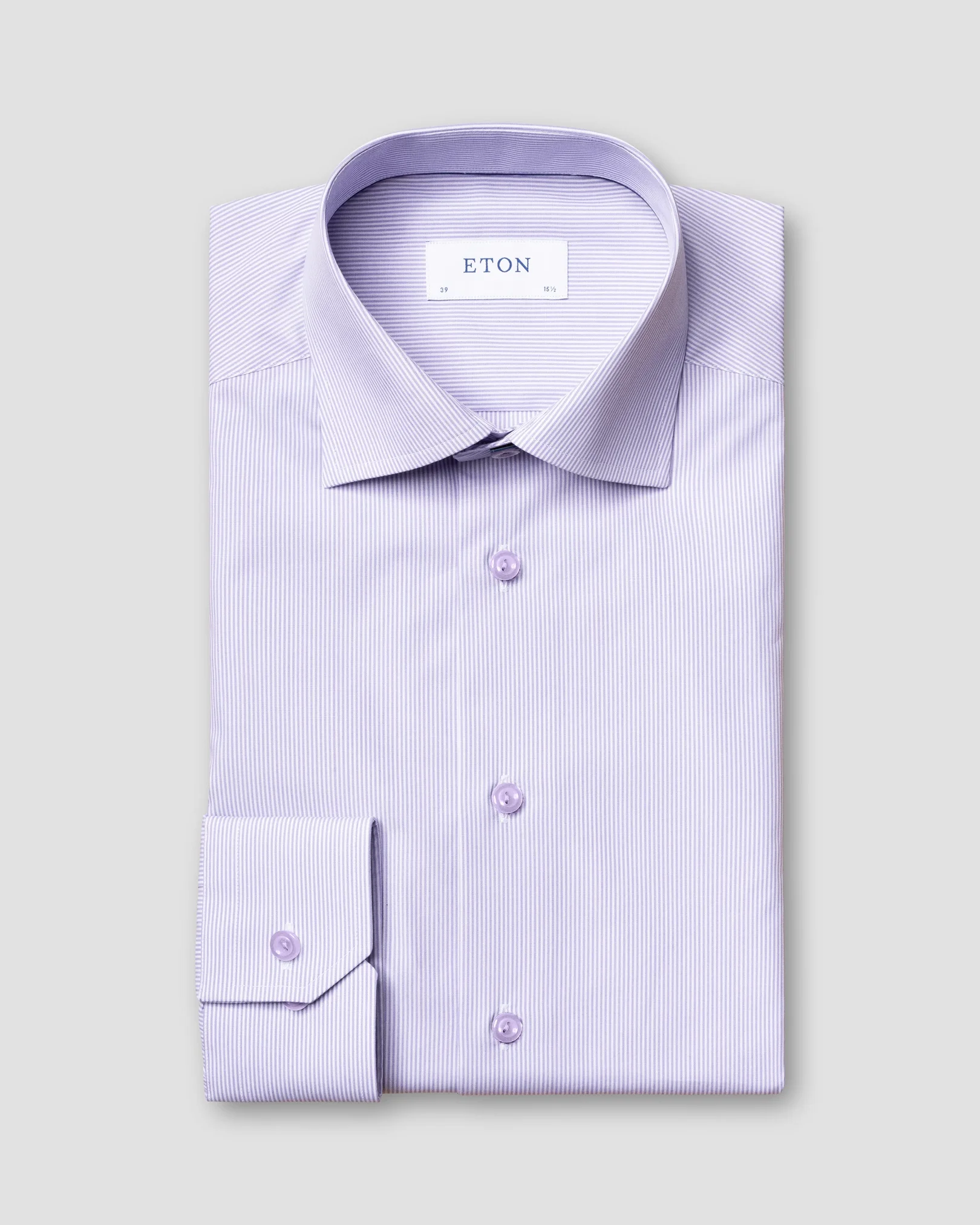 Eton - light purple poplin shirt