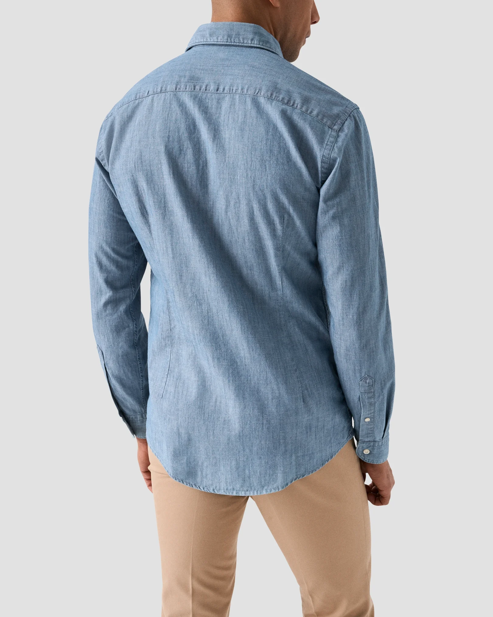 Eton - blue lightweight denim shirt