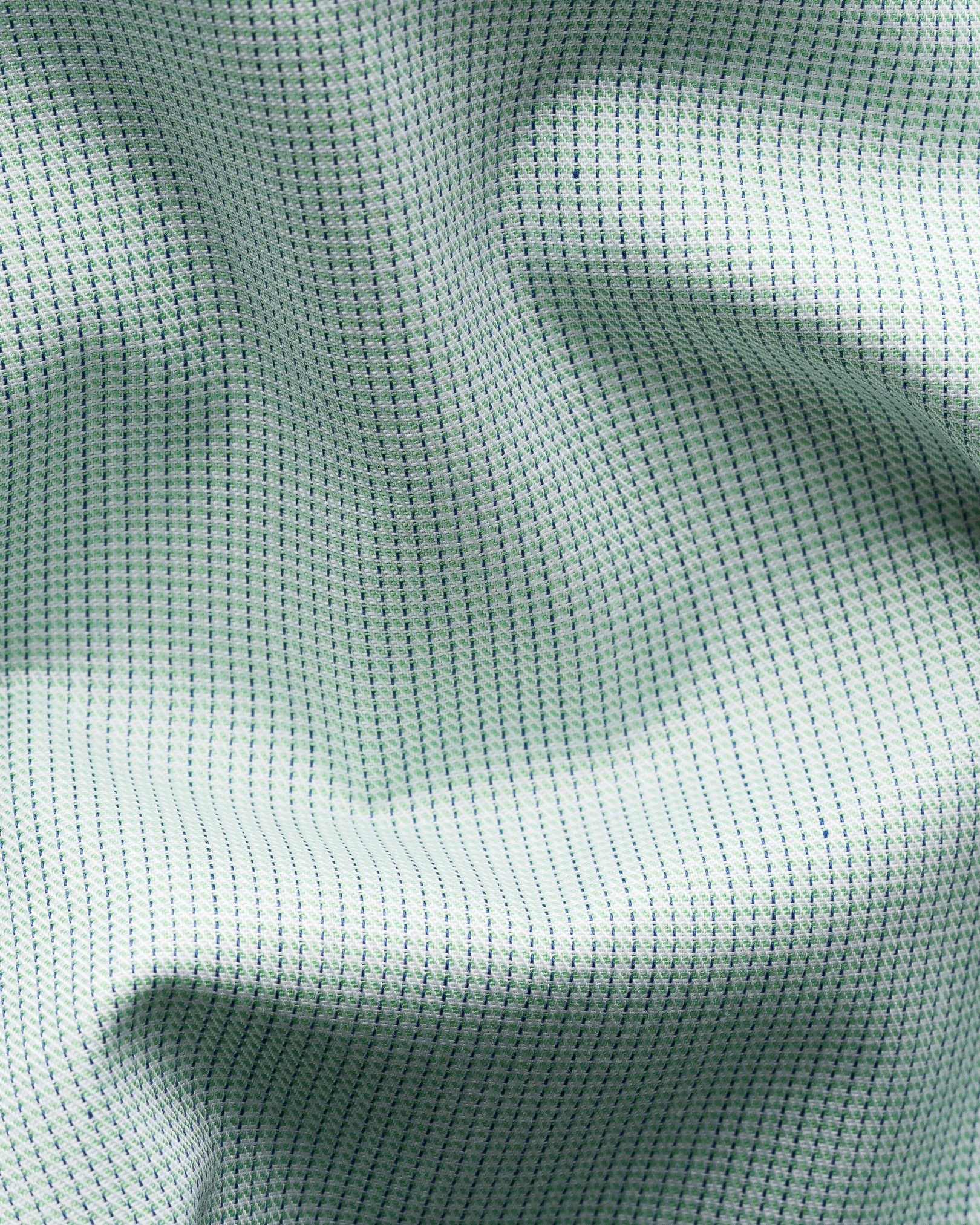 Eton - light green semi solid signature twill shirt cut away 261