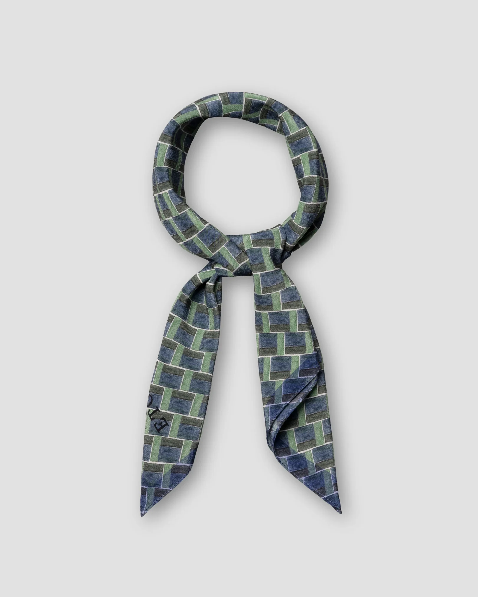 Eton - geometrical silk bandana