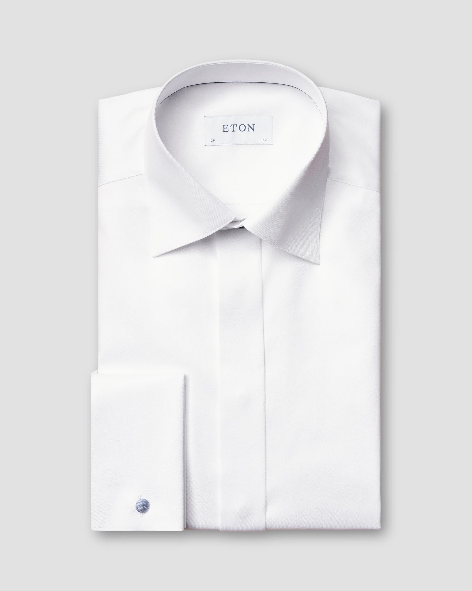 Eton - White Signature Twill Tuxedo Shirt