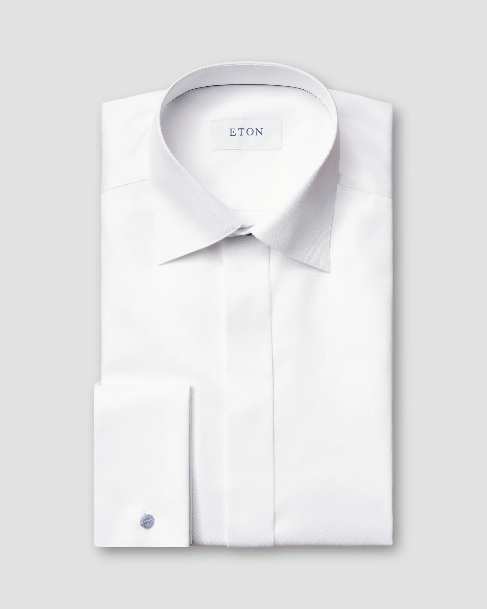 Eton - White Signature Twill Tuxedo Shirt