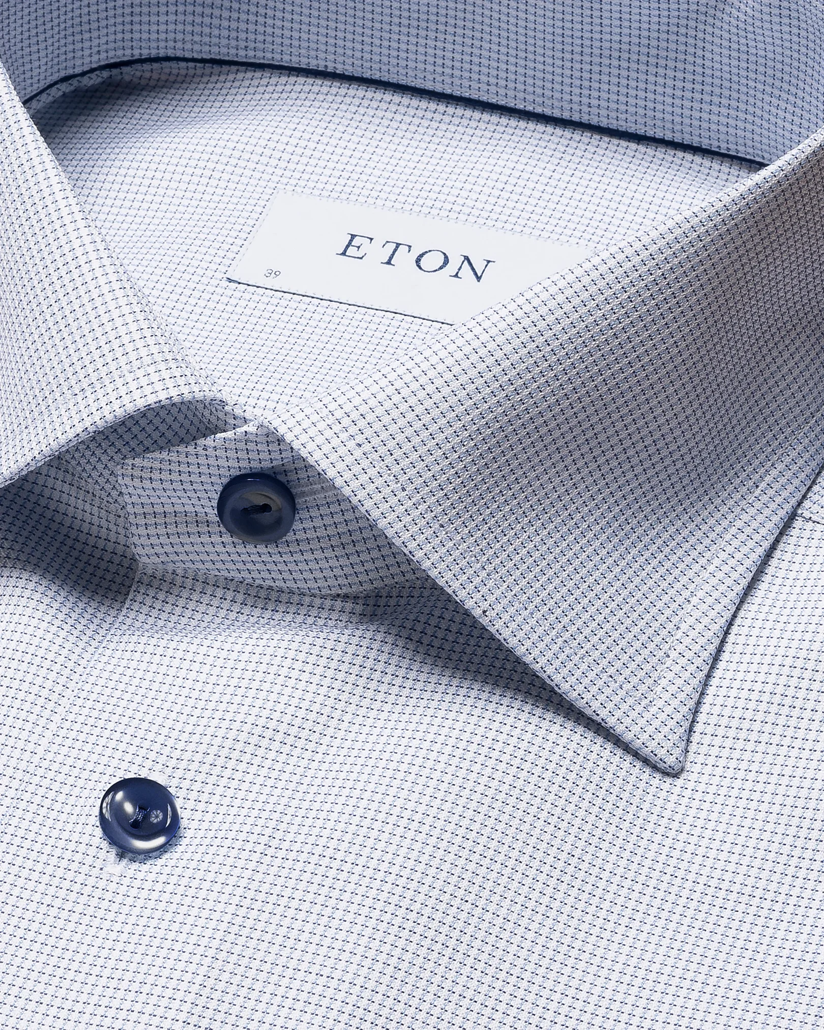 Eton - Blue Dobby Shirt