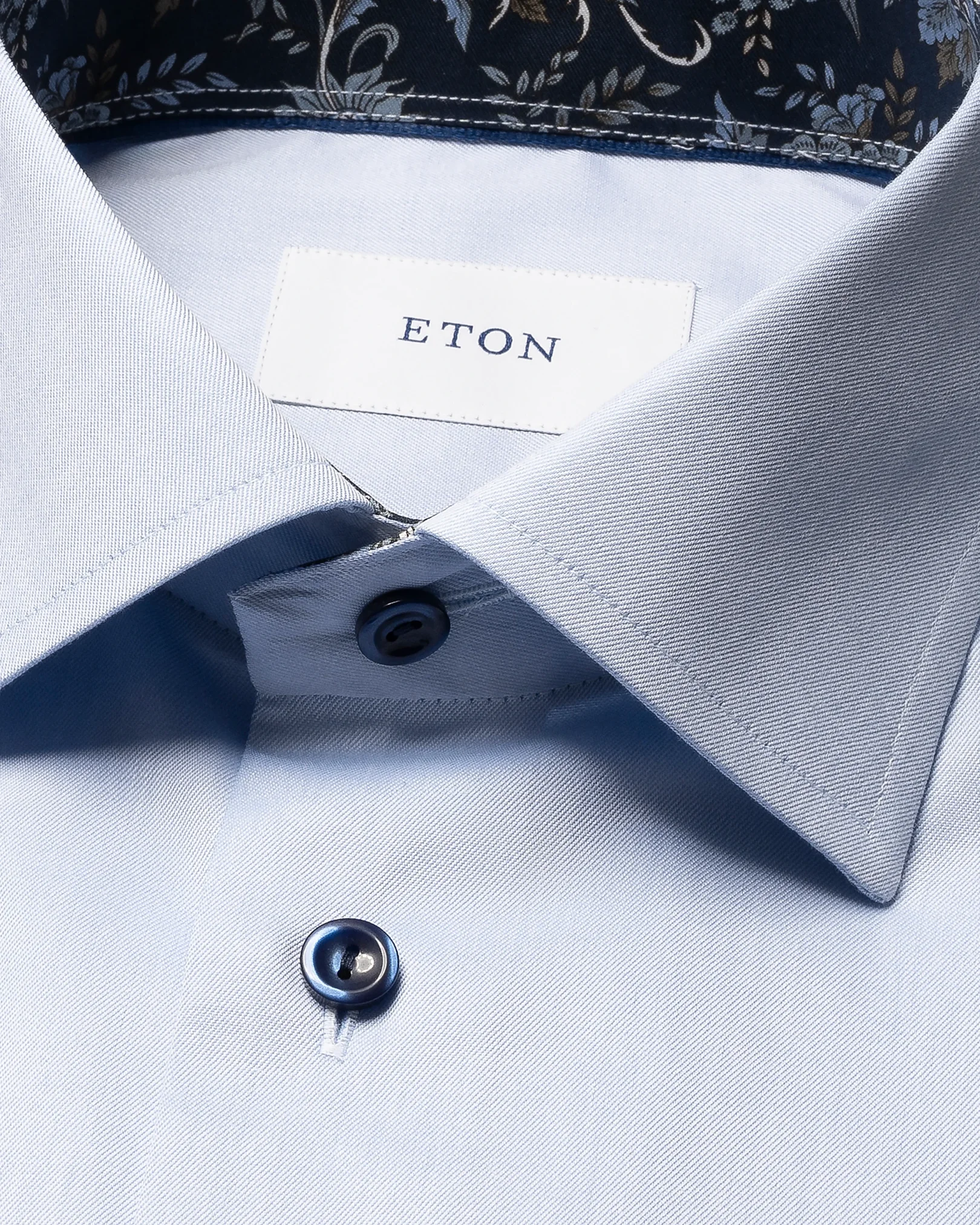 Eton シャツ XL 長袖 ドレスシャツ 総柄 イートン 北欧 スウェーデン Eton シャツ XL 長袖 ドレスシャツ 総柄 イートン 北欧