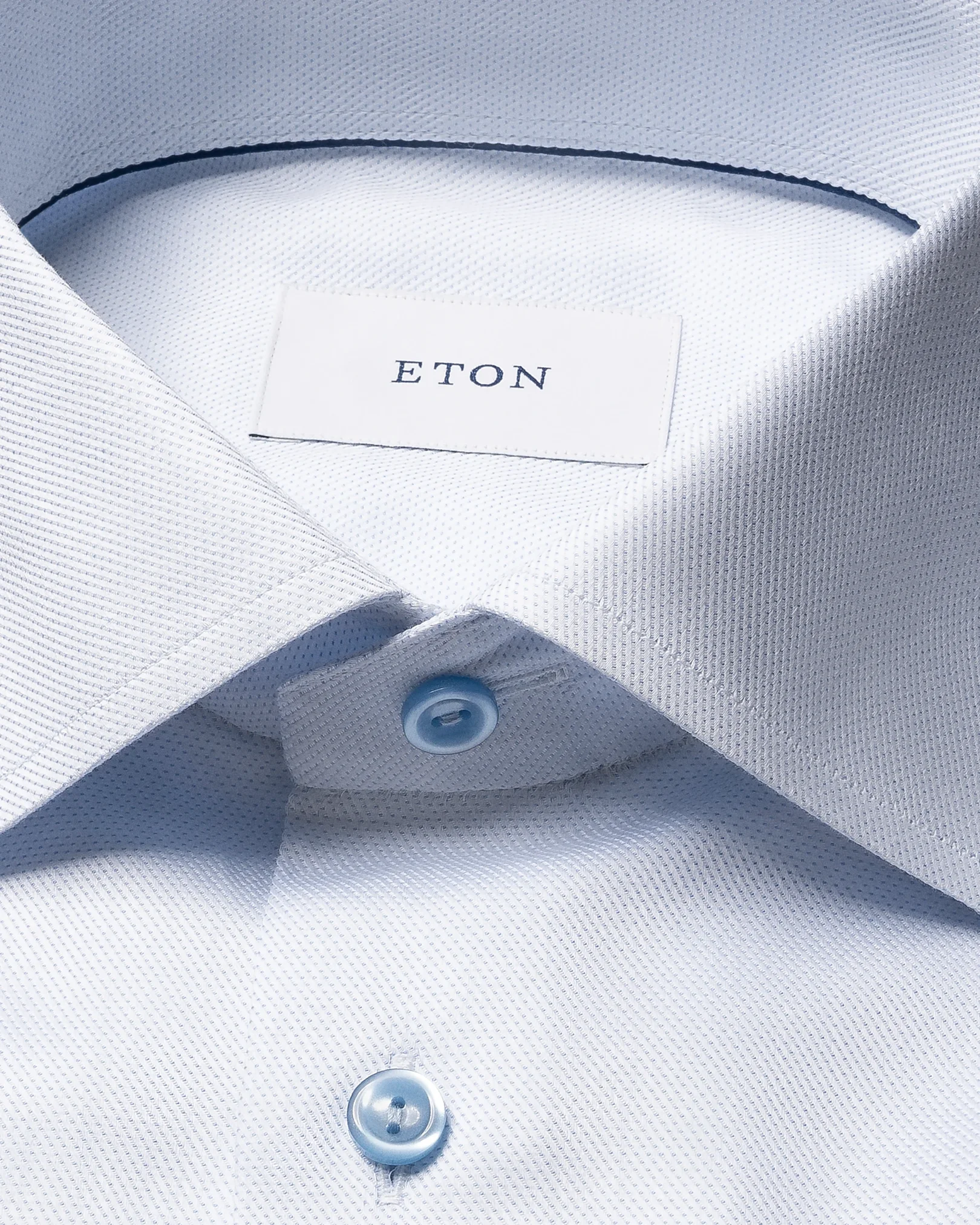 Eton - semi solid twill shirt 256