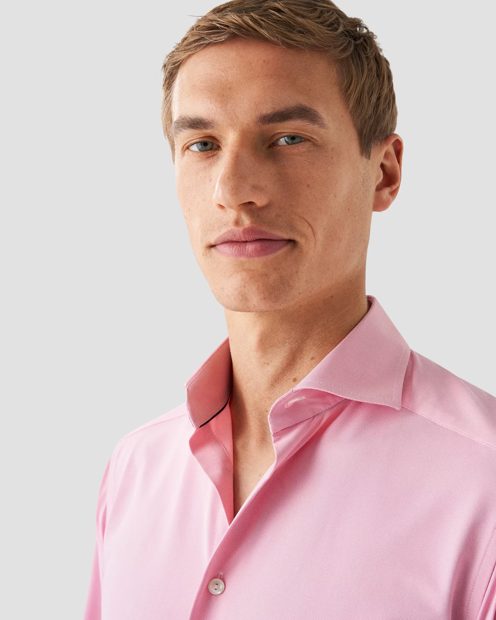 Pink 4-way stretch Shirt - Eton