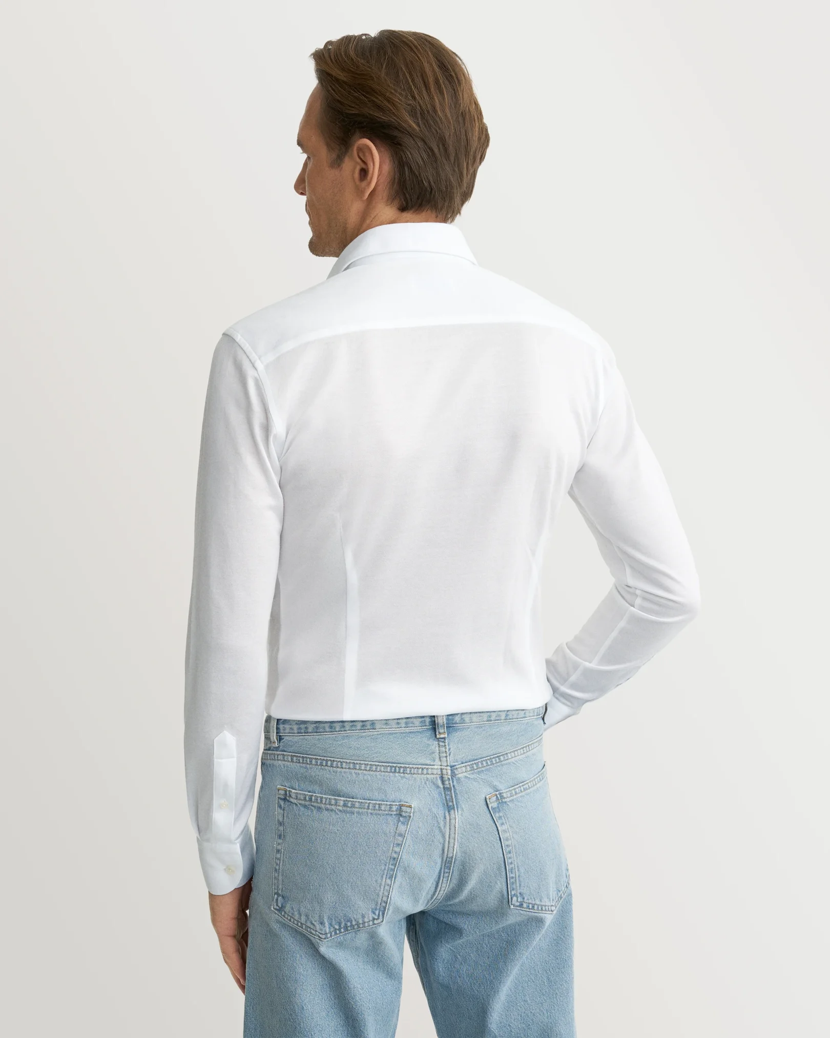 Eton - filo di scozia knit shirt 261