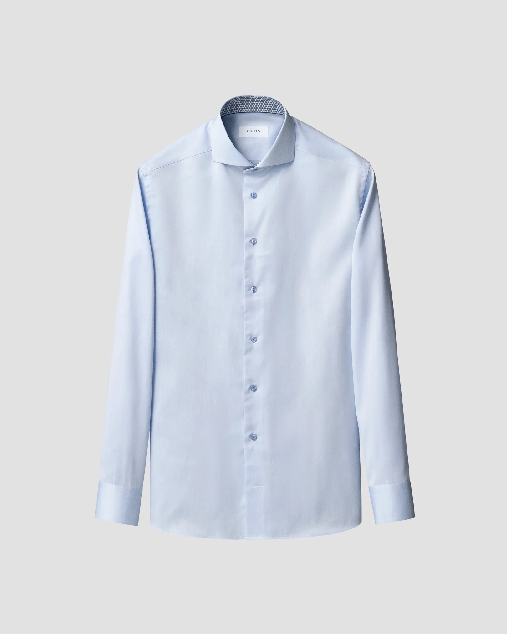 Eton - light blue signature twill s3