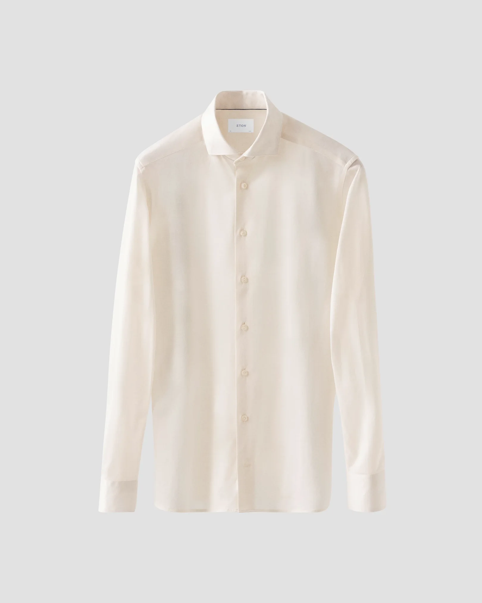 Eton - white filo di scozia oxford shirt