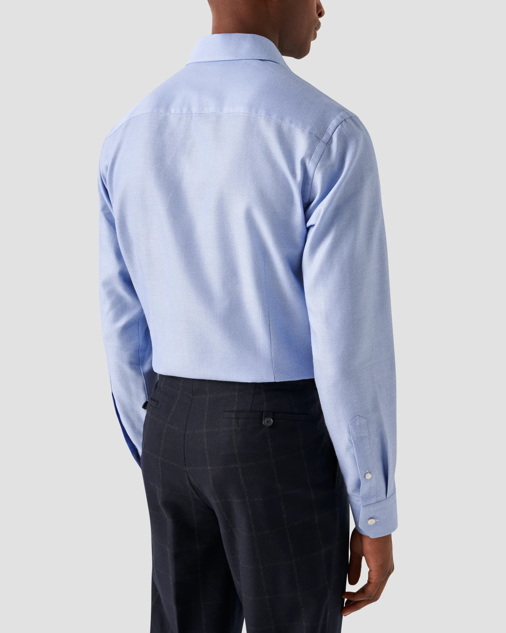 Eton - light blue strech cottontencel