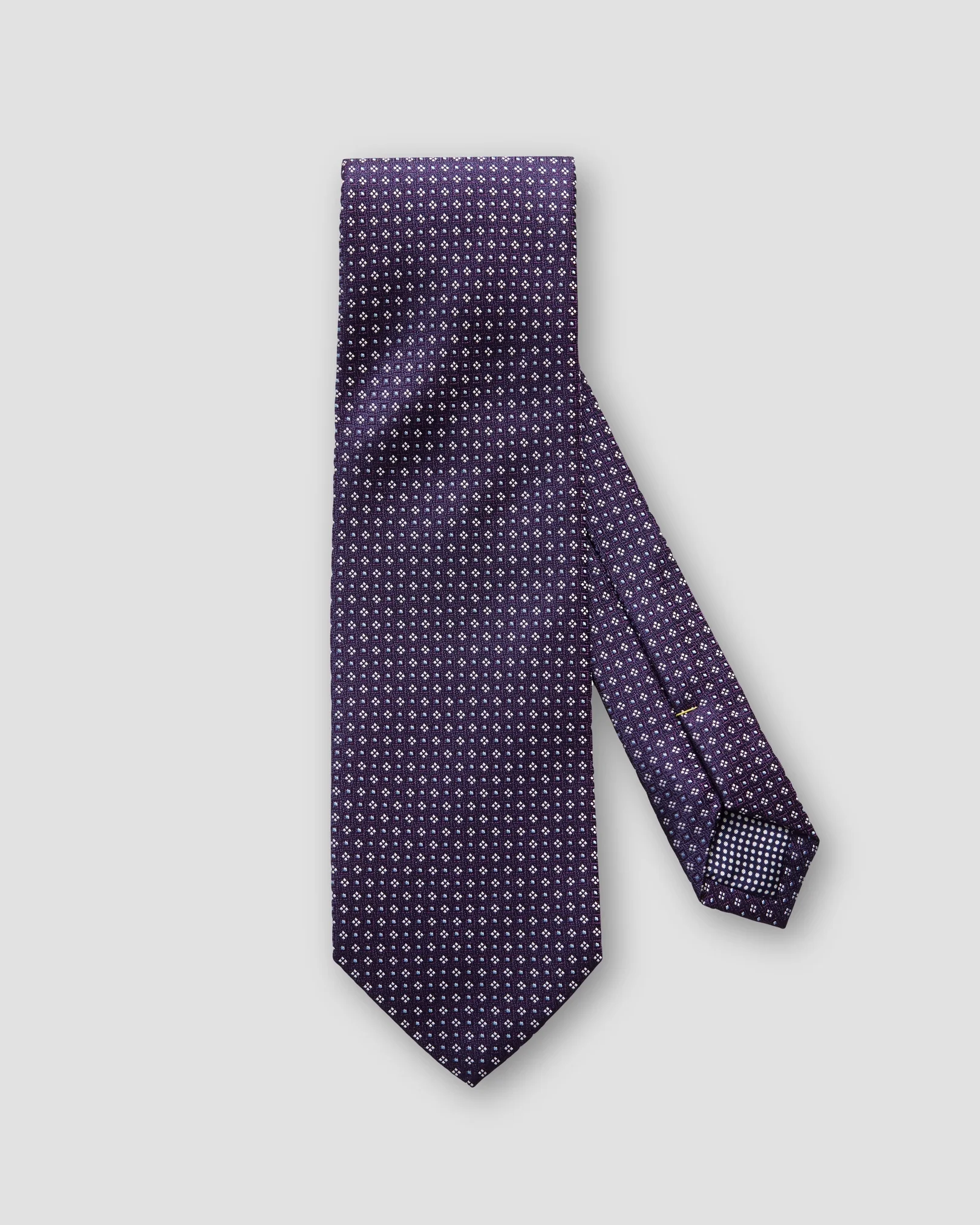 Eton - dark purple micro flower print