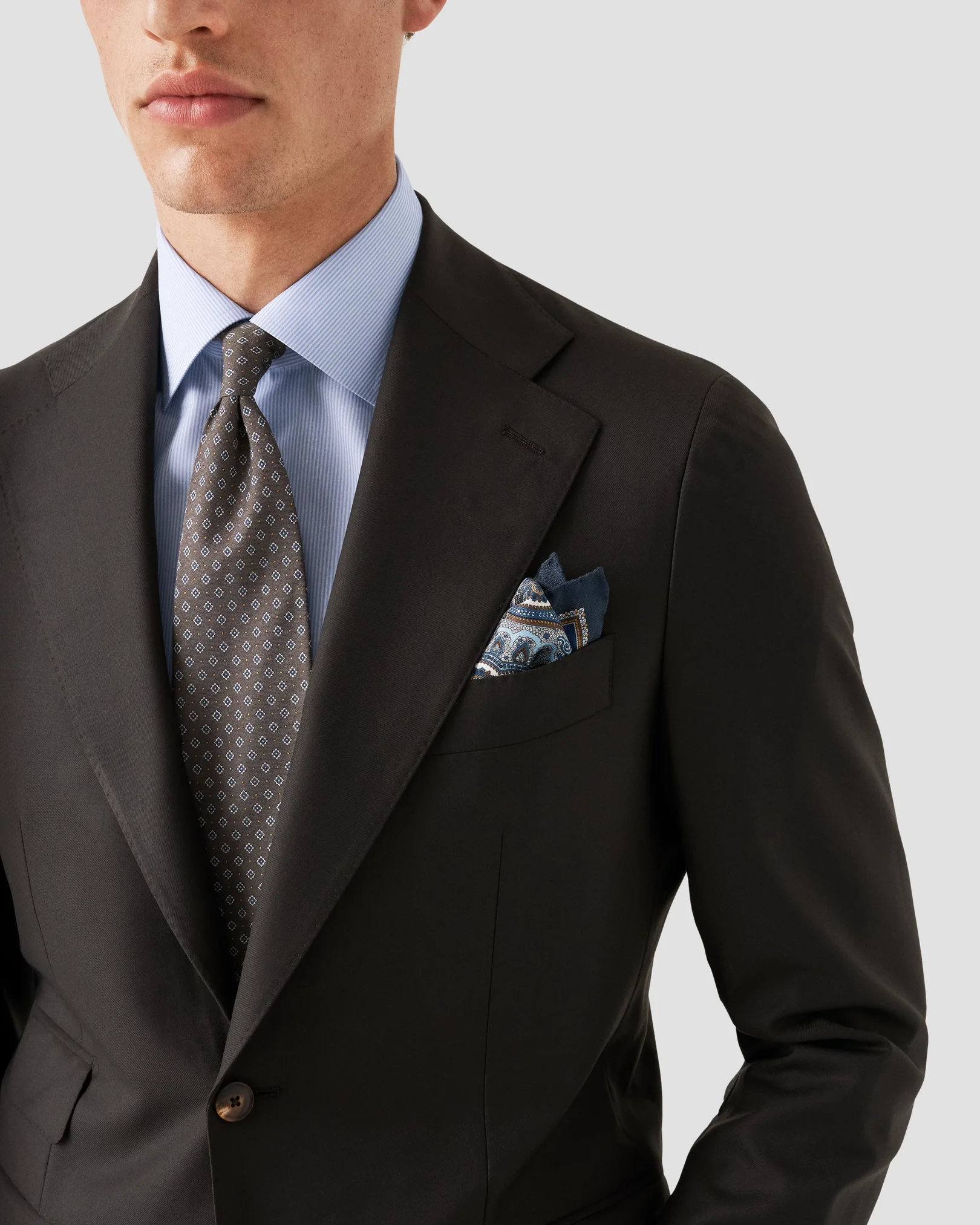 Eton - striped poplin shirt