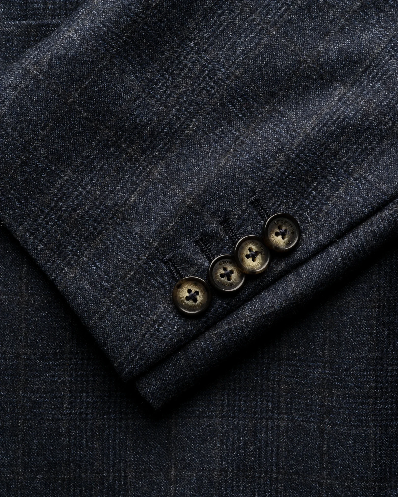 Eton - wool check soft jacket