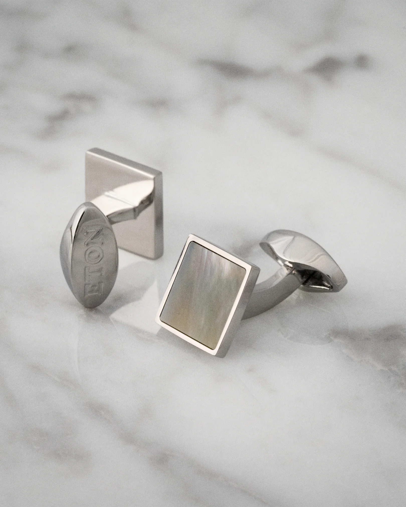 Eton - Mother-of-Pearl Cufflinks