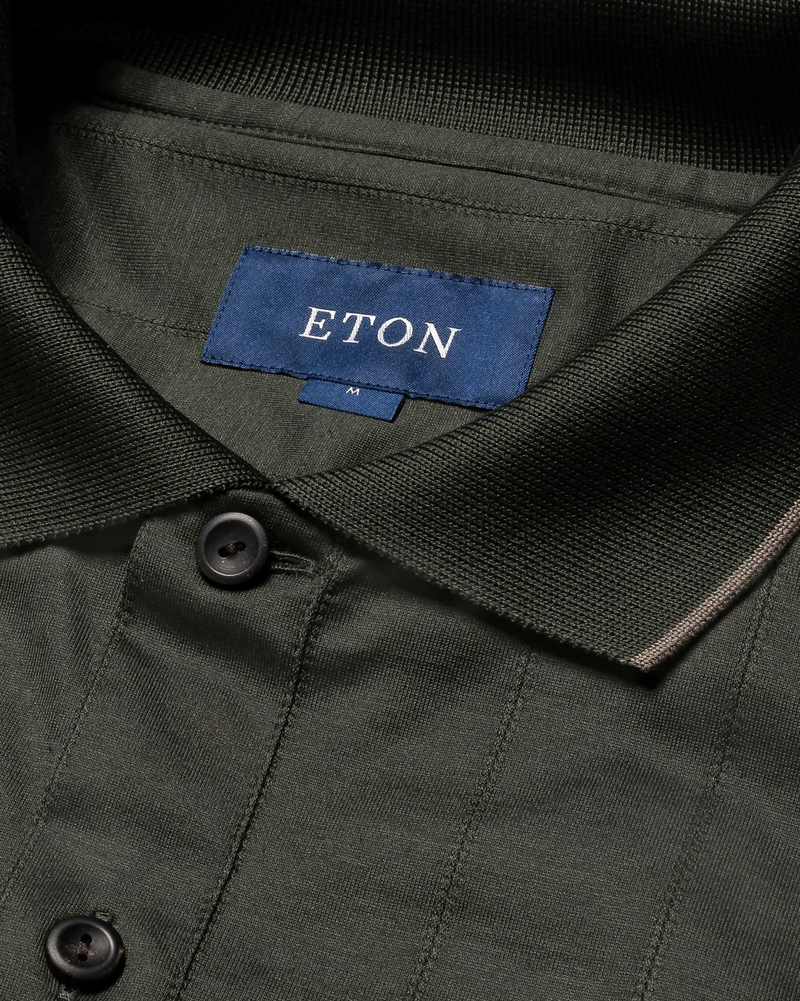 Eton - dark green knitted jersey long sleeve