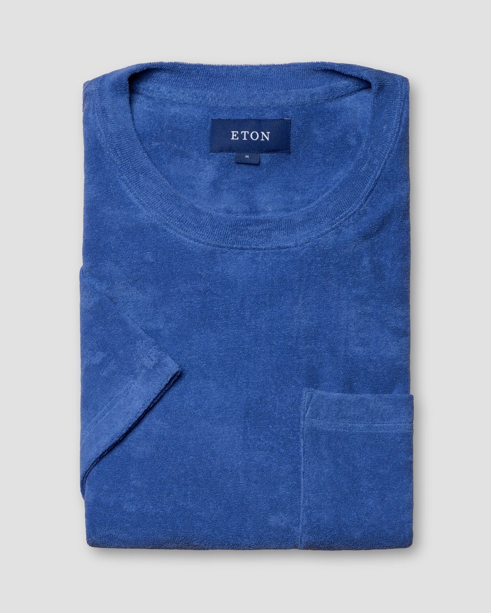 Eton - Mid Blue Terry T-Shirt