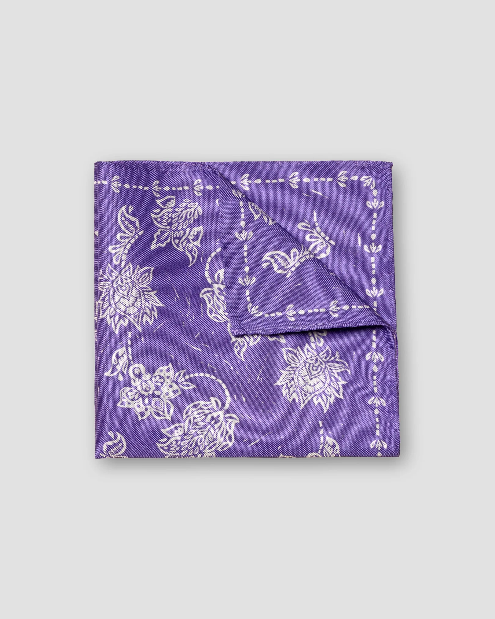 Eton - dark purple smart tone pocket square