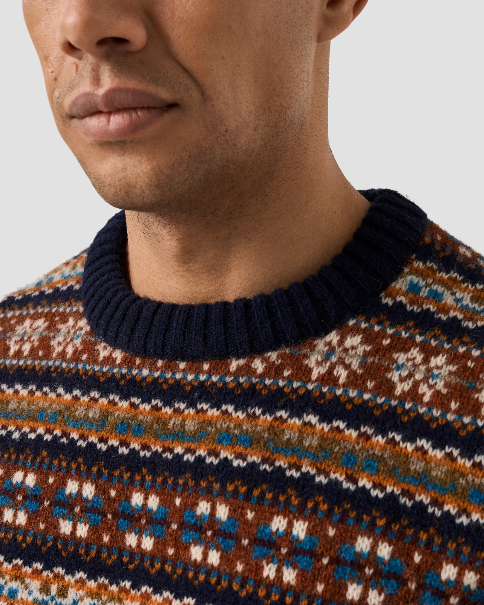 Eton - wool fair isle sweater