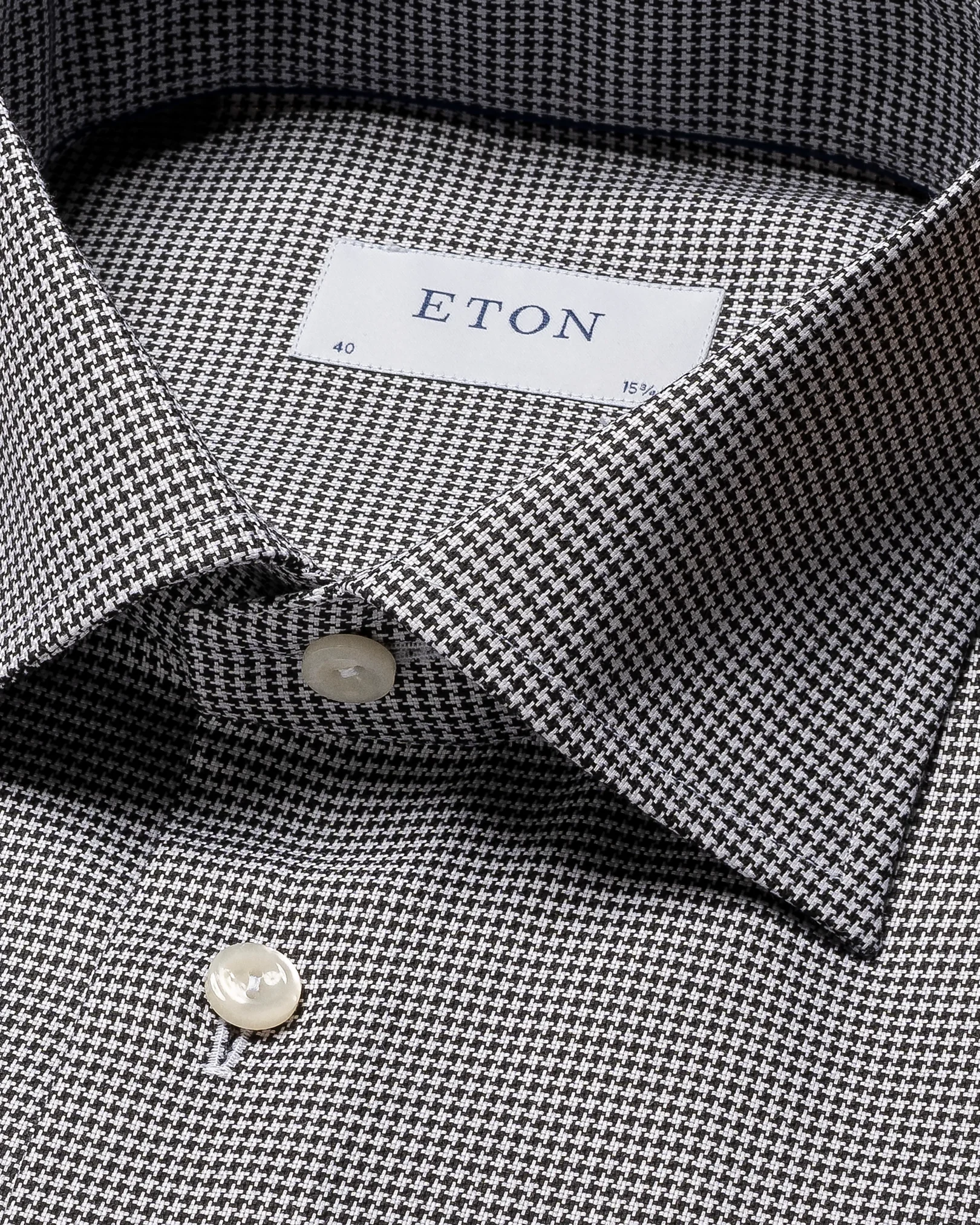 Eton - black twill cut away single contemporary