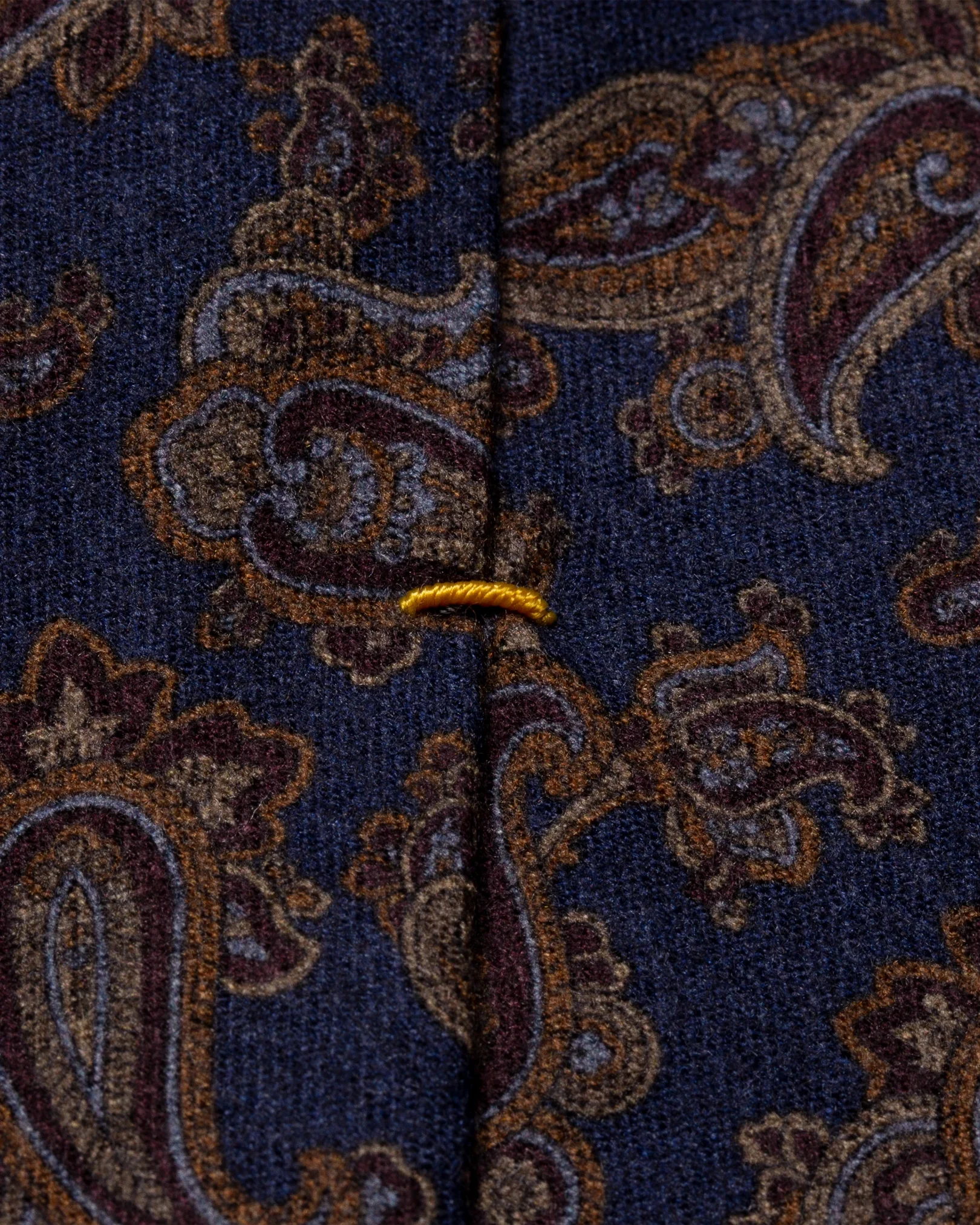 Eton - navy blue wool tie
