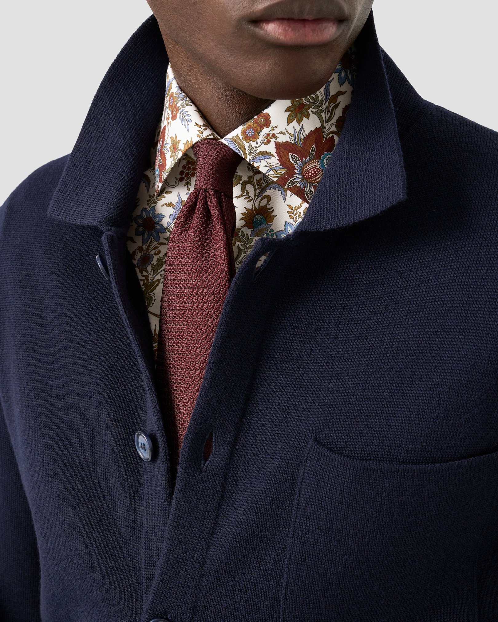 Eton - Floral Print Signature Twill Shirt