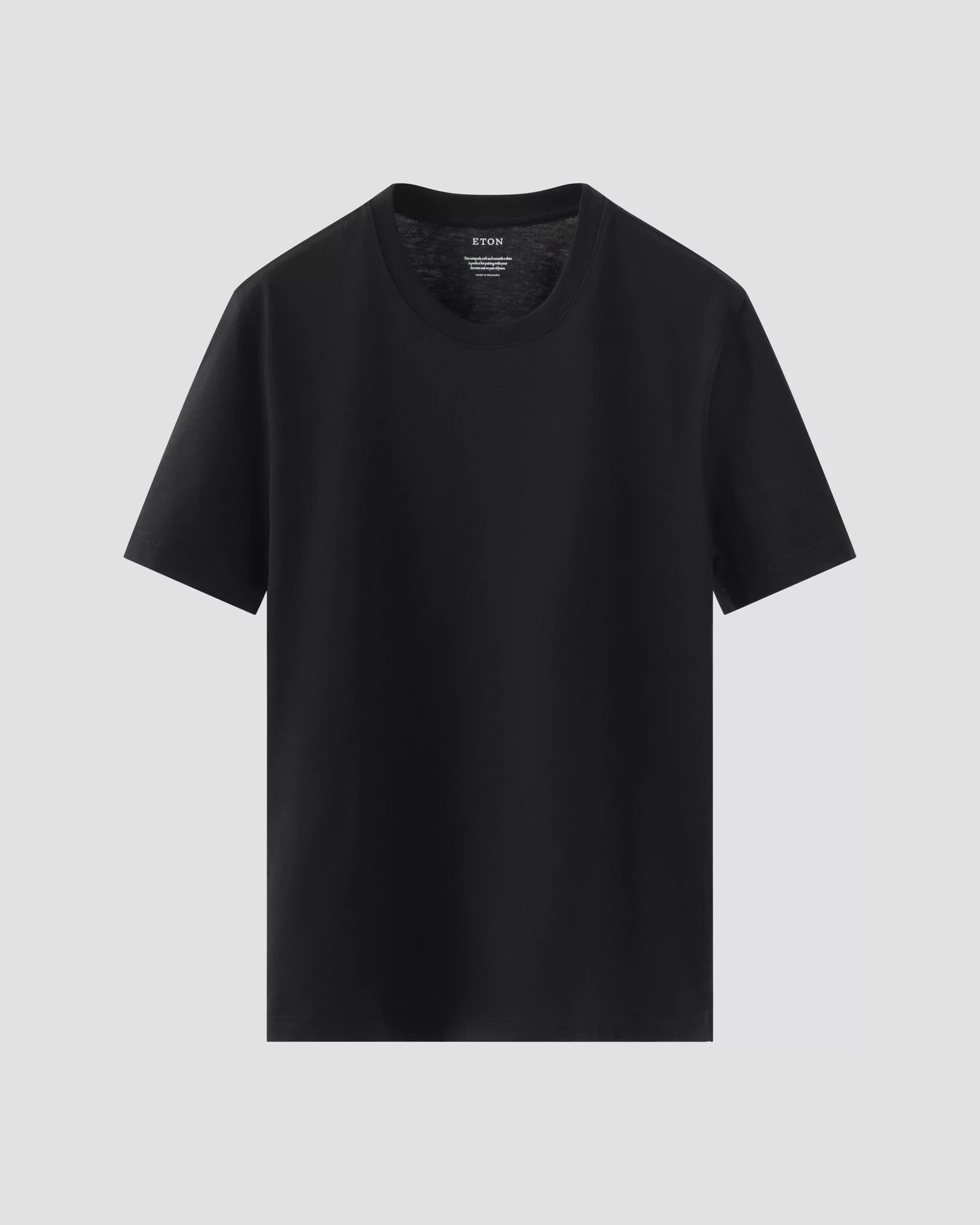 Chemise noire en T-shirt de coton Supima