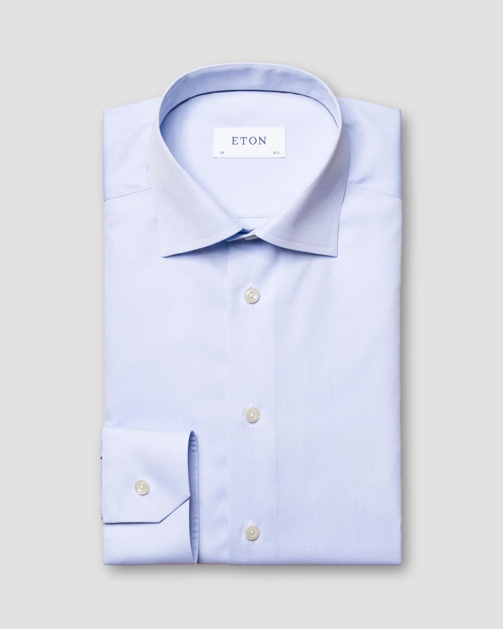 Eton - light blue poplin shirt
