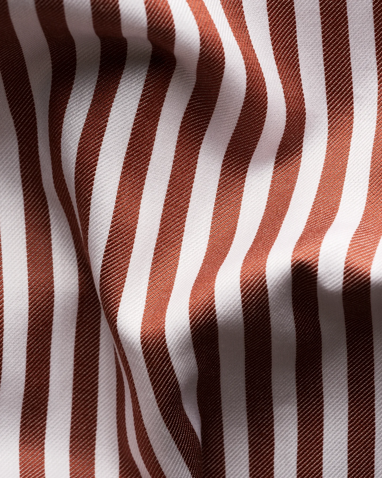 Eton - red bengal striped signature twill shirt