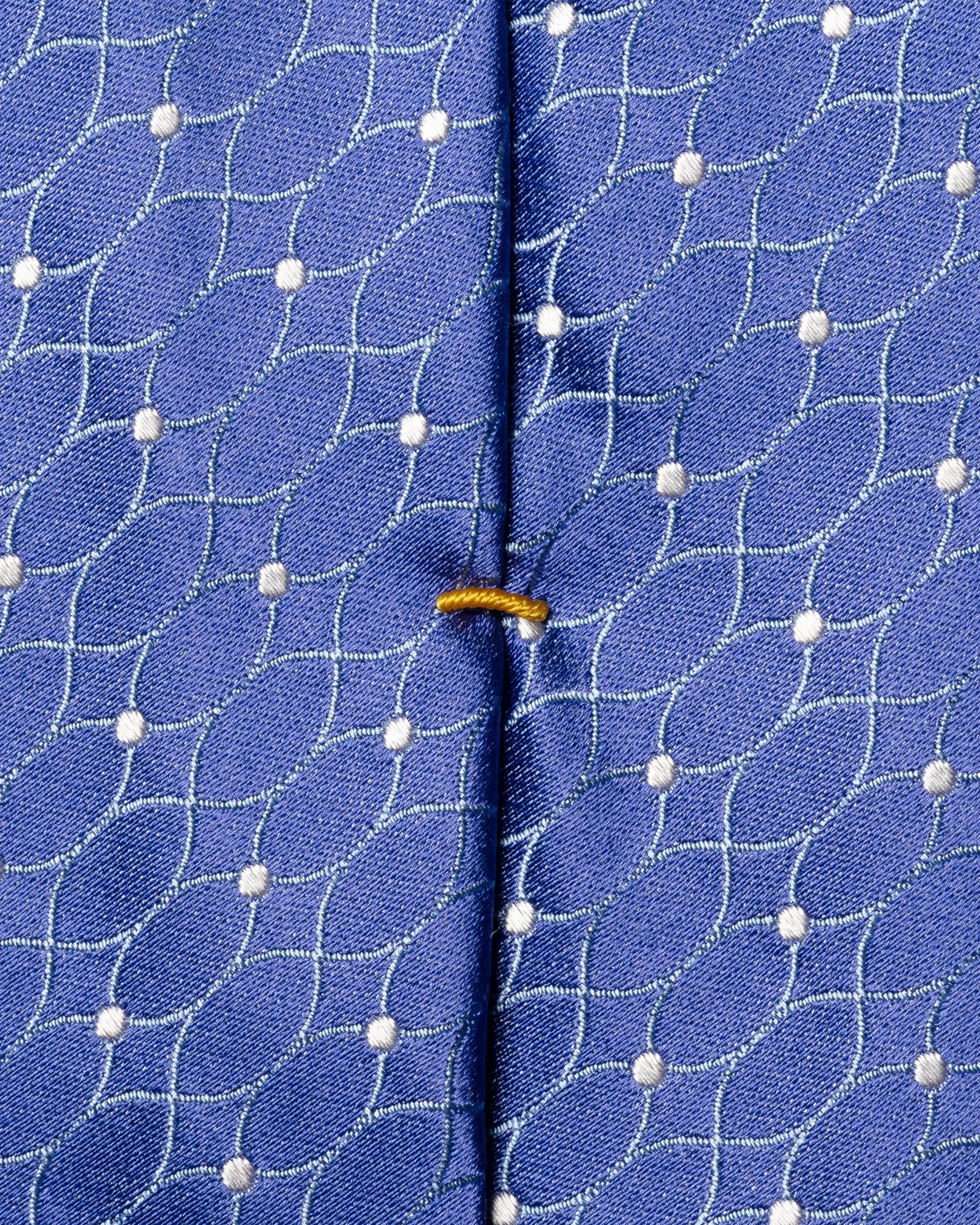 Eton - geometric woven silk tie dark purple geometric woven silk tie