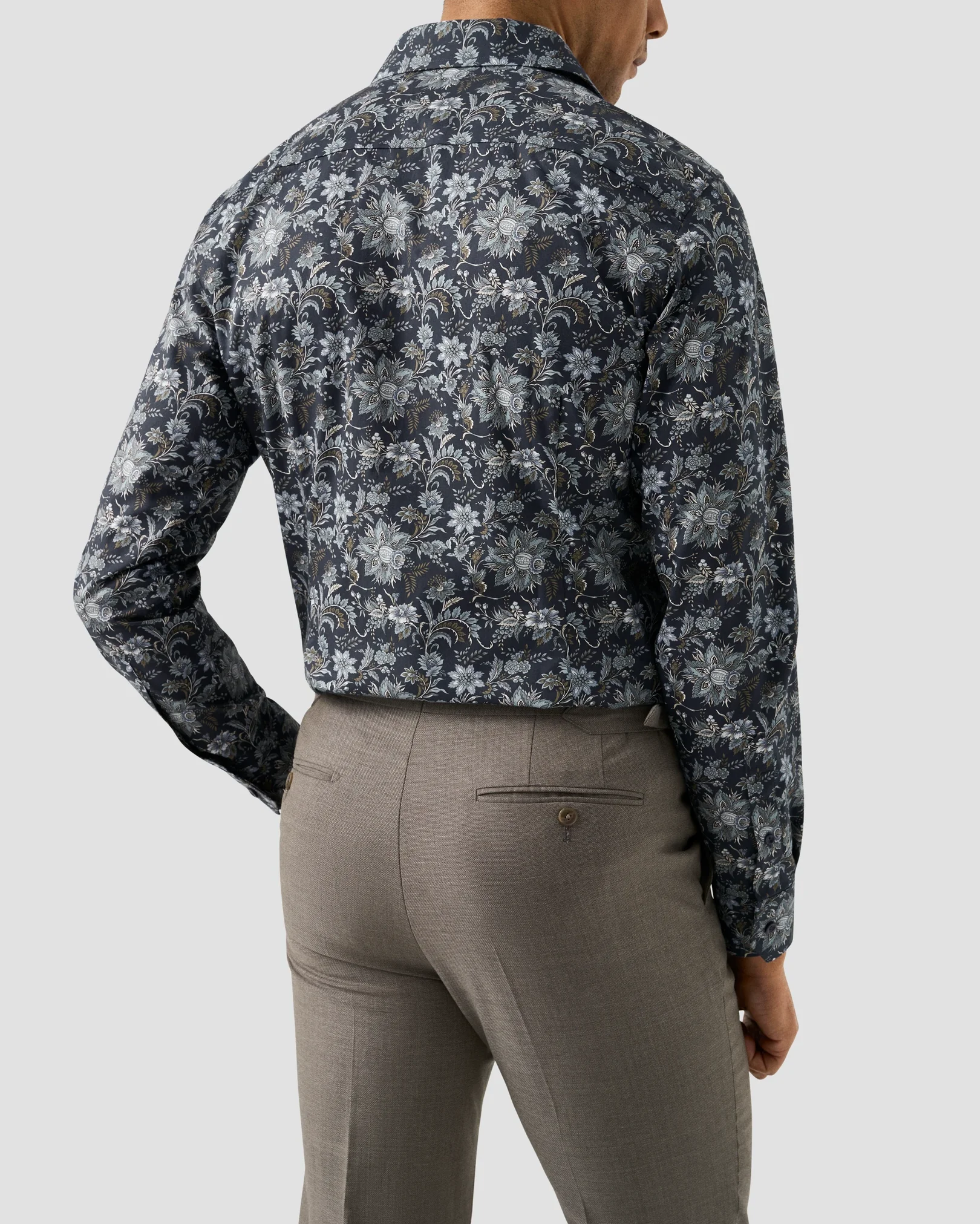 Eton - Floral Print Signature Twill Shirt