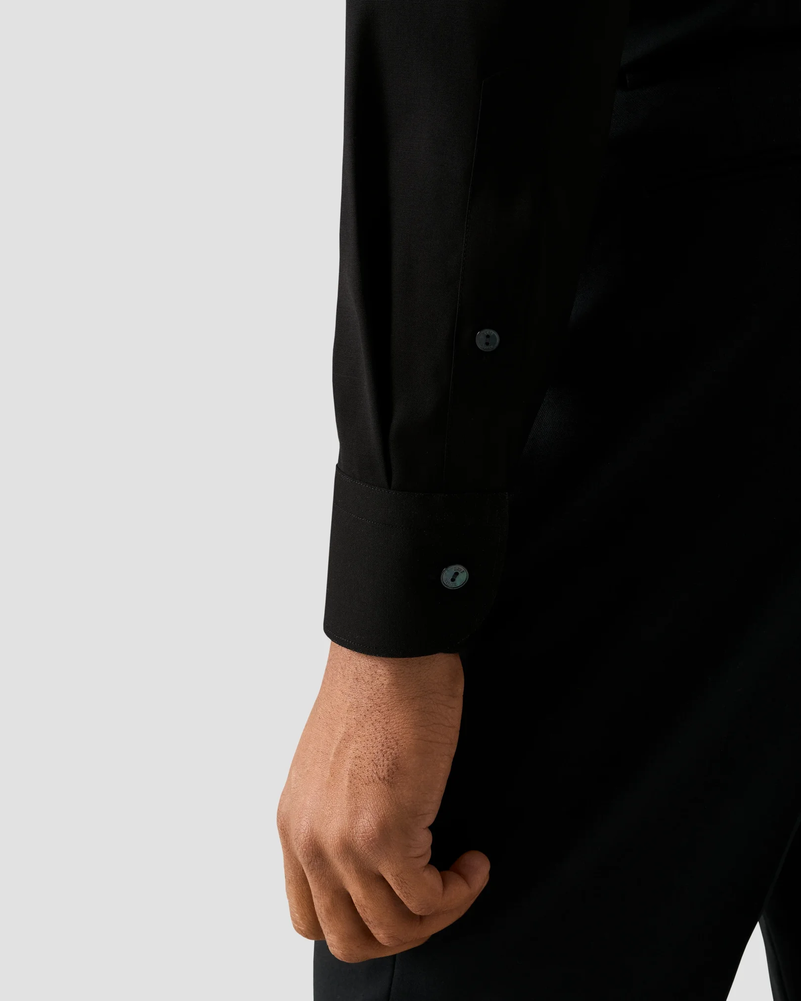 Eton - ultra soft solid merino shirt