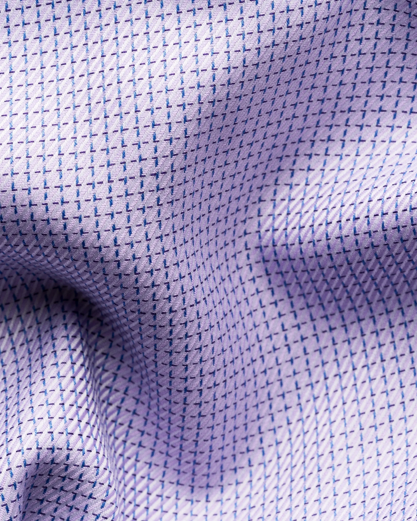 Eton - light purple semi solid signature twill shirt 261