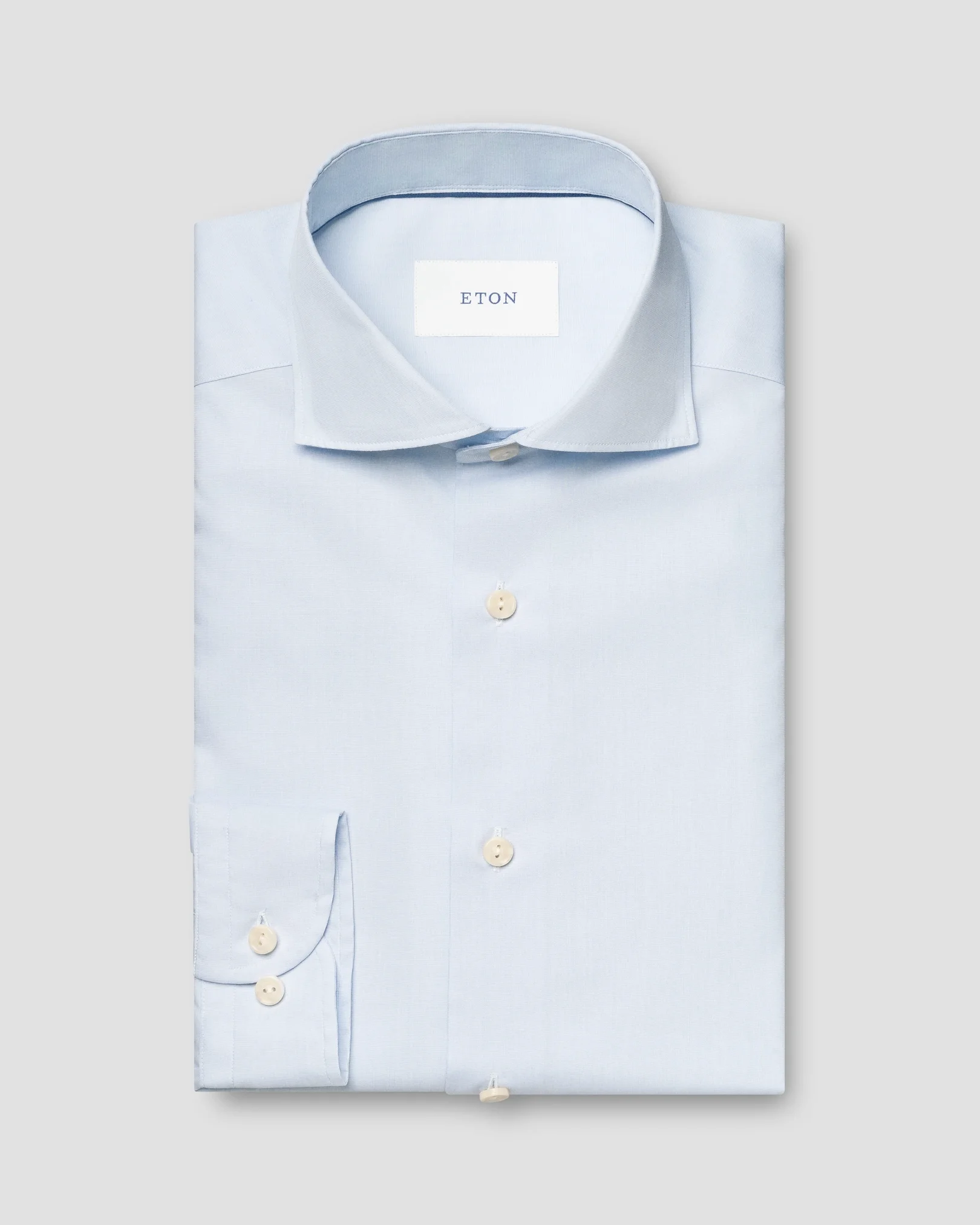 Eton - light blue end on end breeze poplin