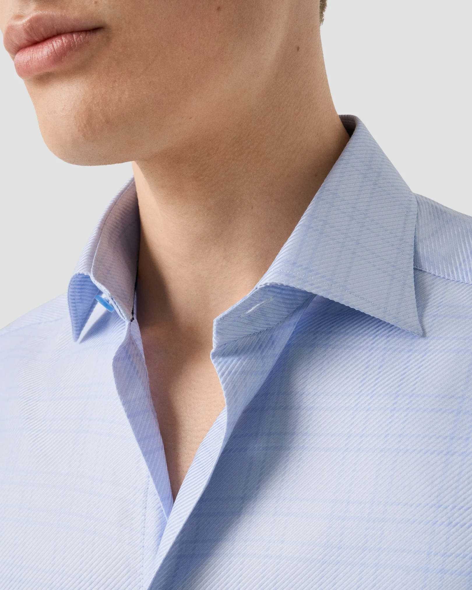 Eton - check king twill shirt